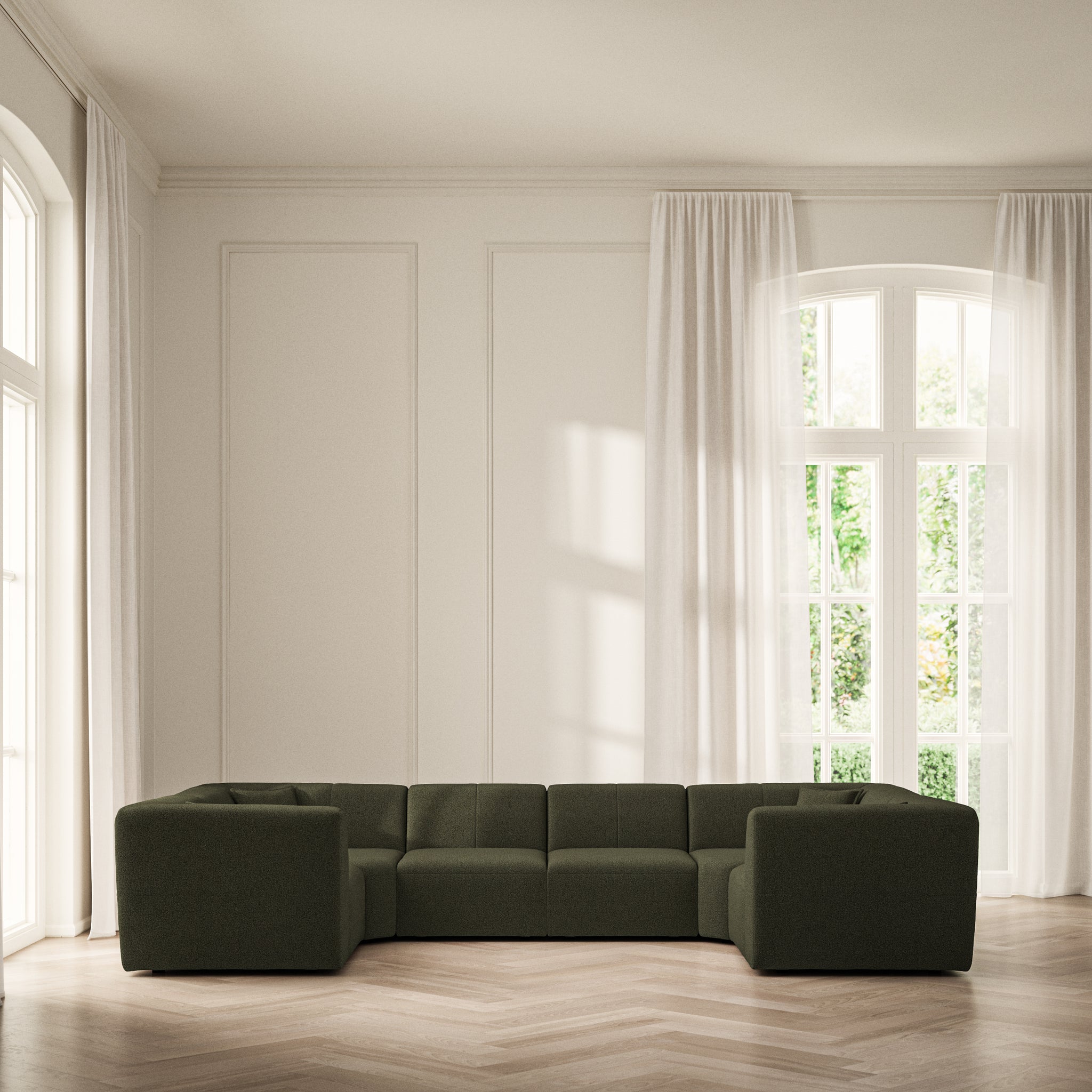 Maison U Shape Closed End - Bouclé