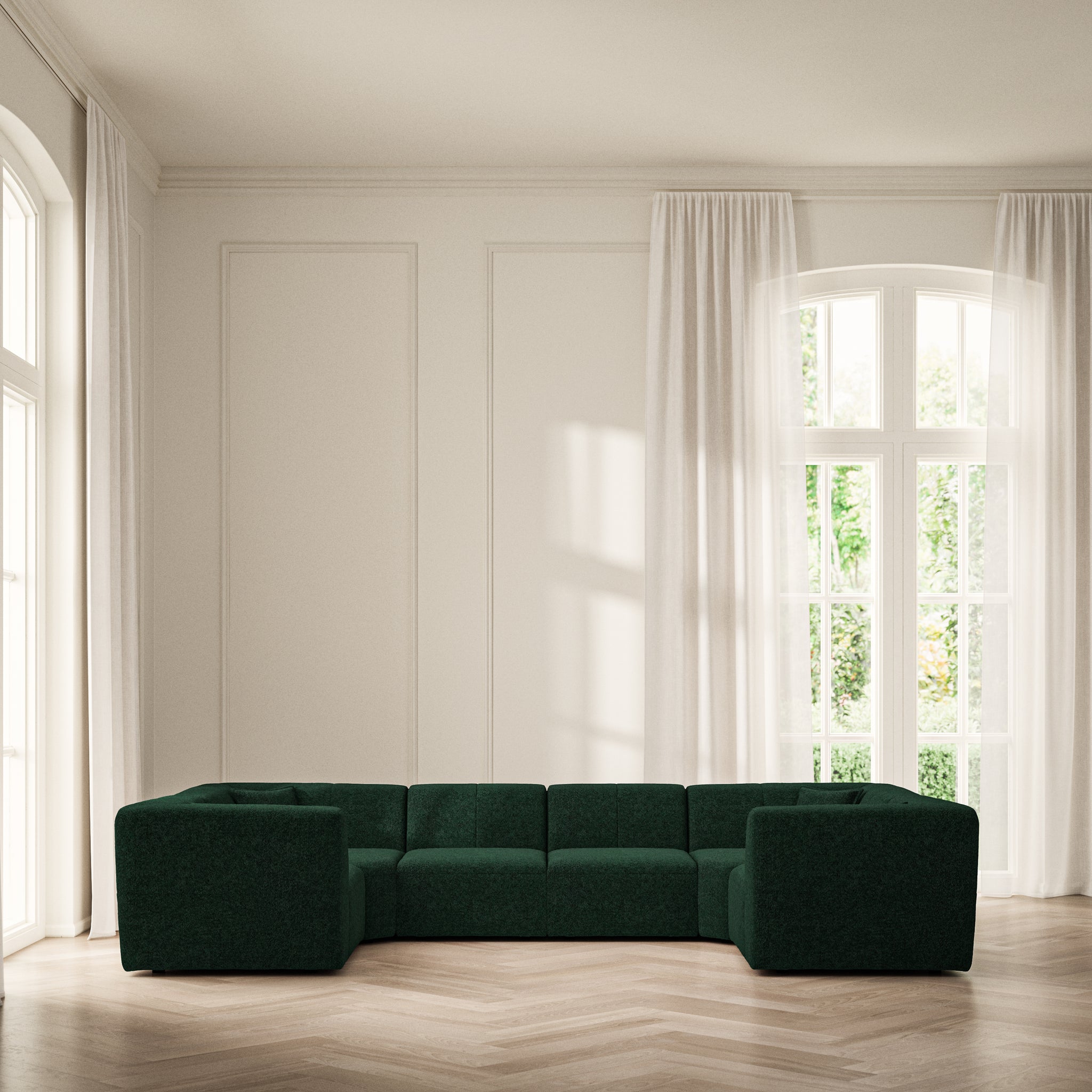 Maison U Shape Closed End - Soft Teddy