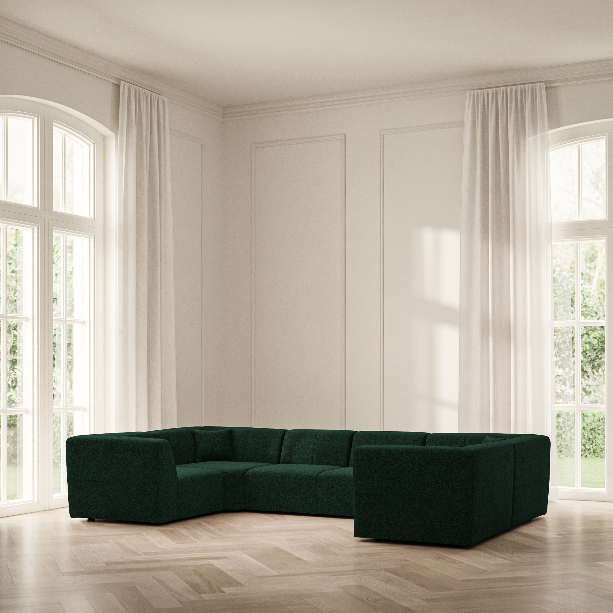 Maison U Shape Closed End - Soft Teddy