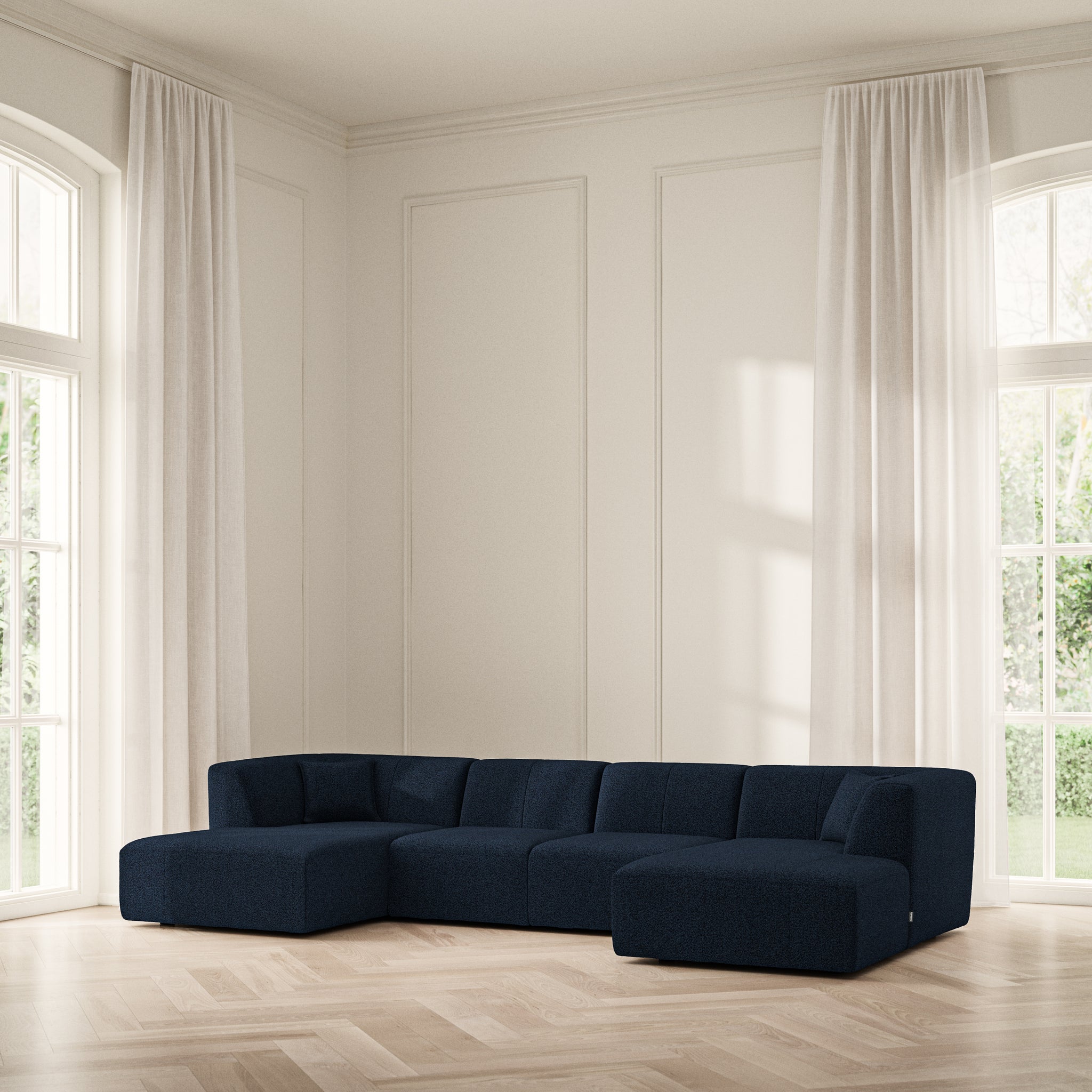 Maison U-Shape Chaise End - Bouclé