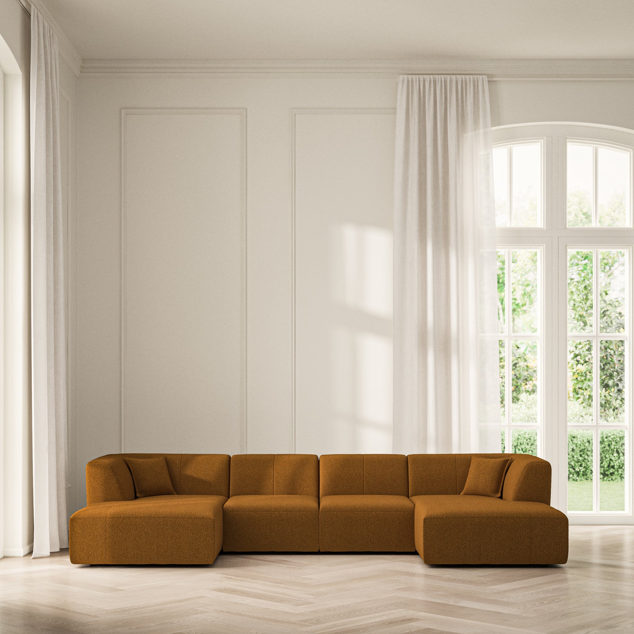 Maison U-Shape Chaise End - Bouclé