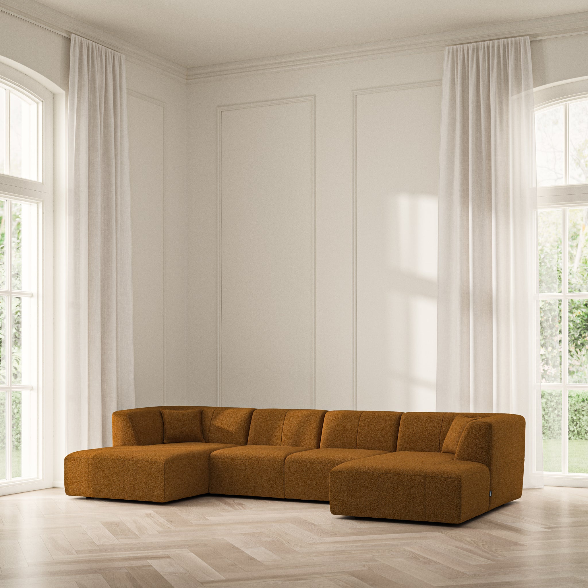 Maison U-Shape Chaise End - Bouclé