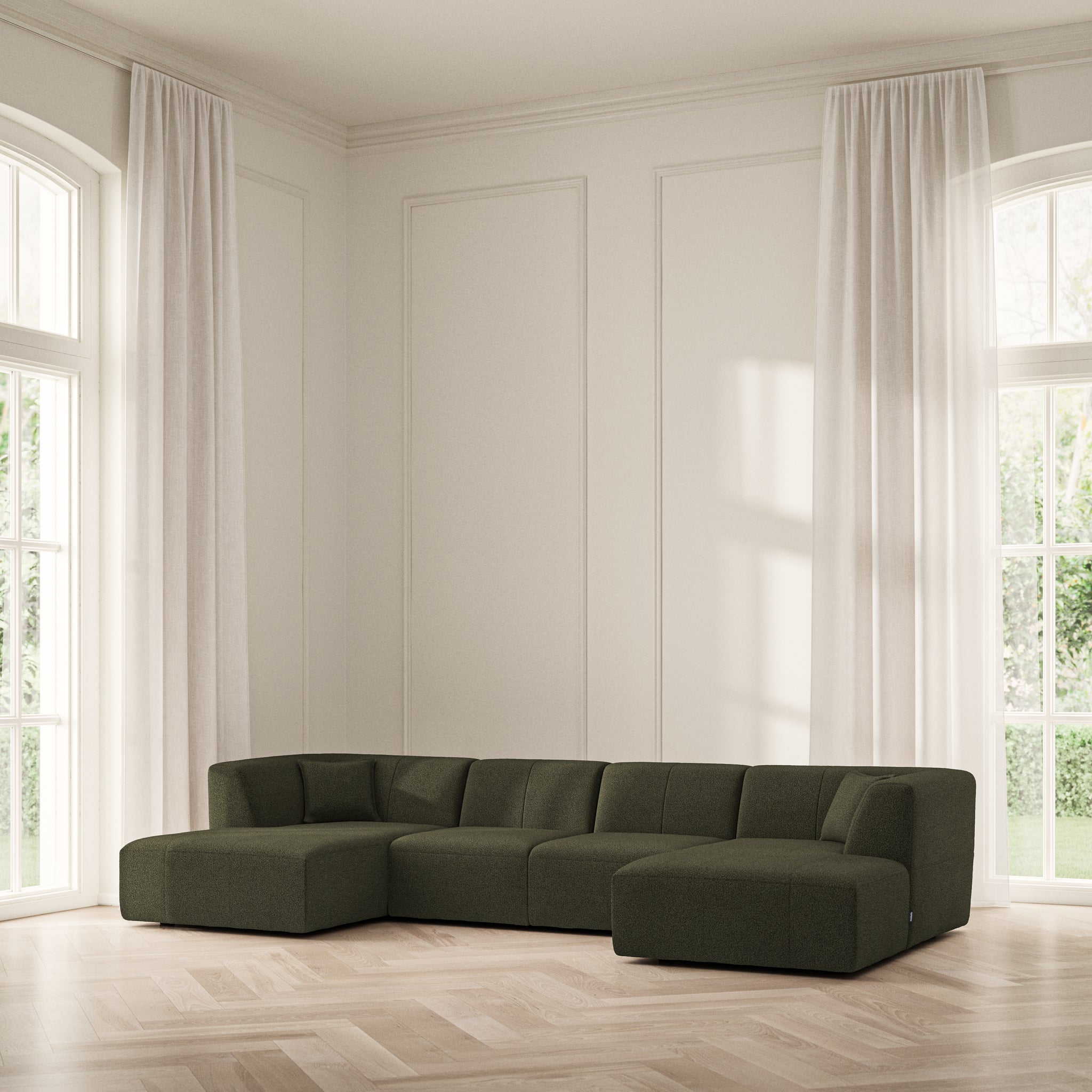 Maison U-Shape Chaise End - Bouclé