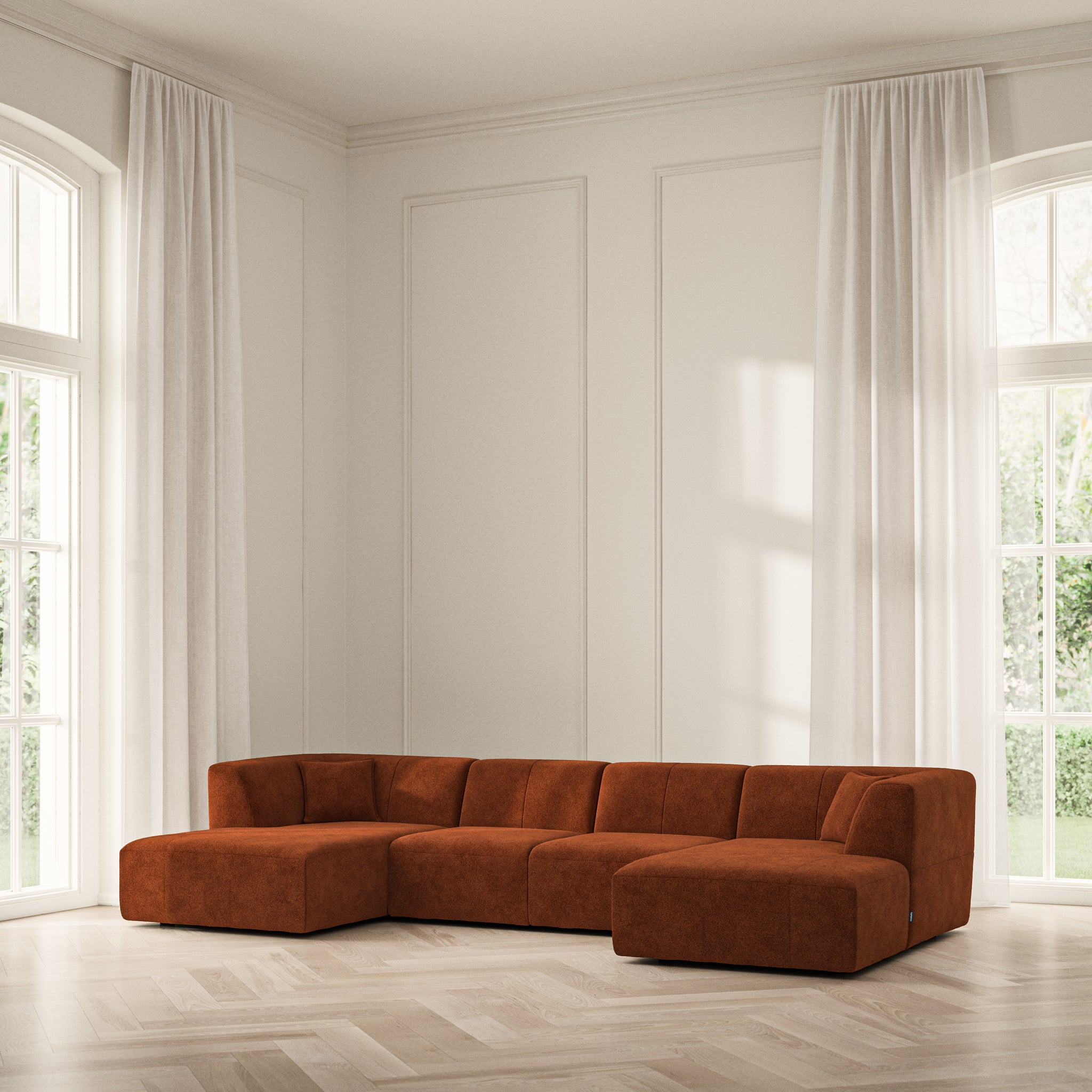 Maison U-Shape Chaise End - Soft Bouclé