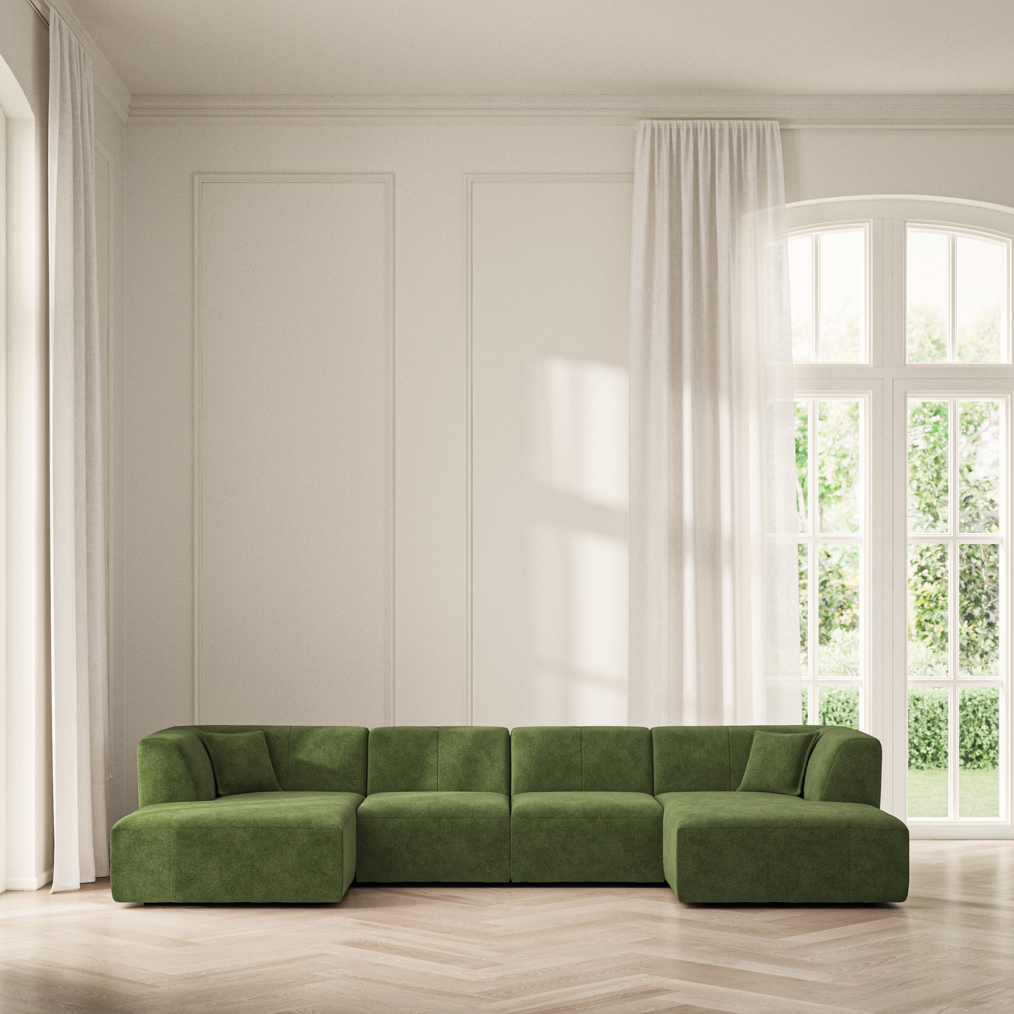 Maison U-Shape Chaise End - Soft Bouclé