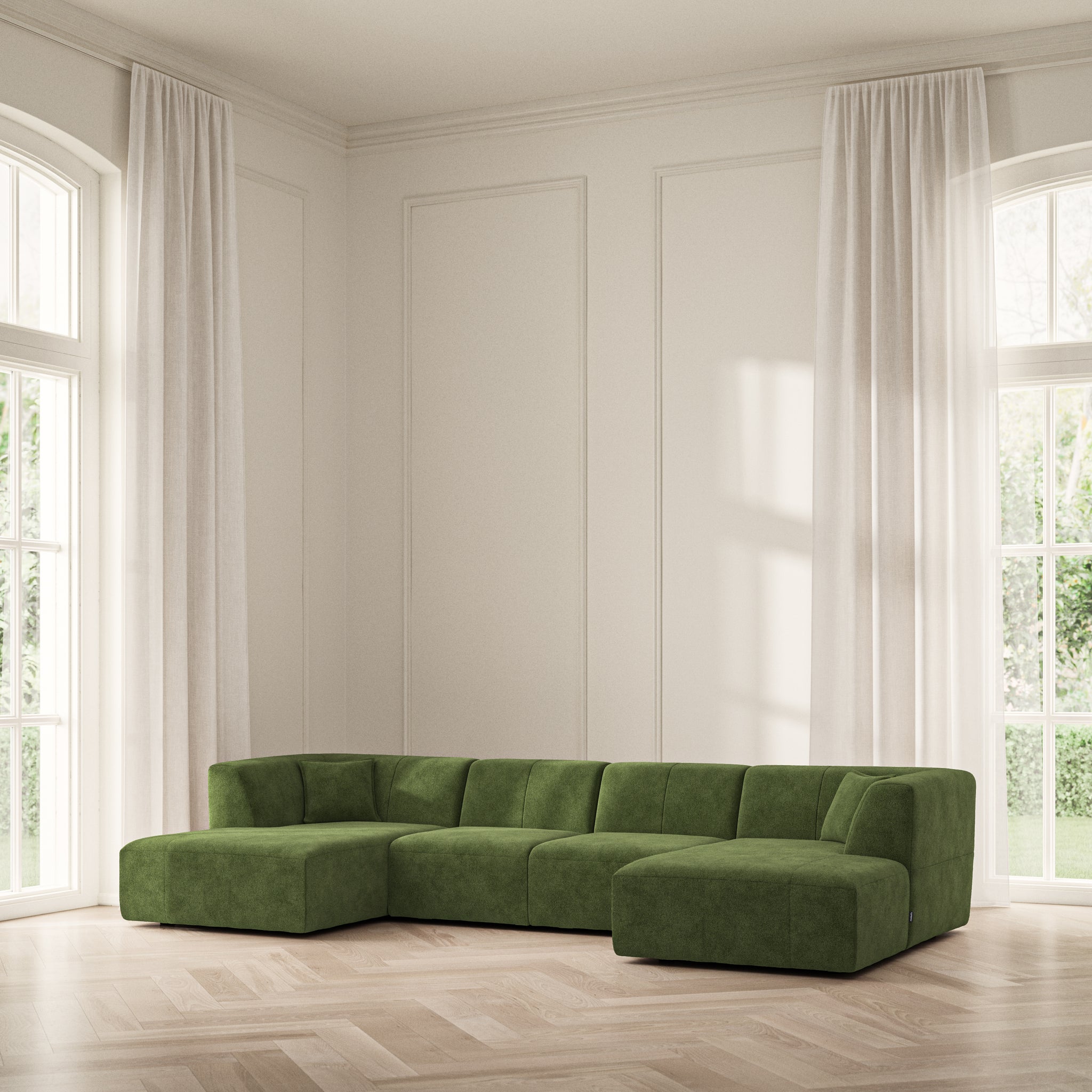 Maison U-Shape Chaise End - Soft Bouclé