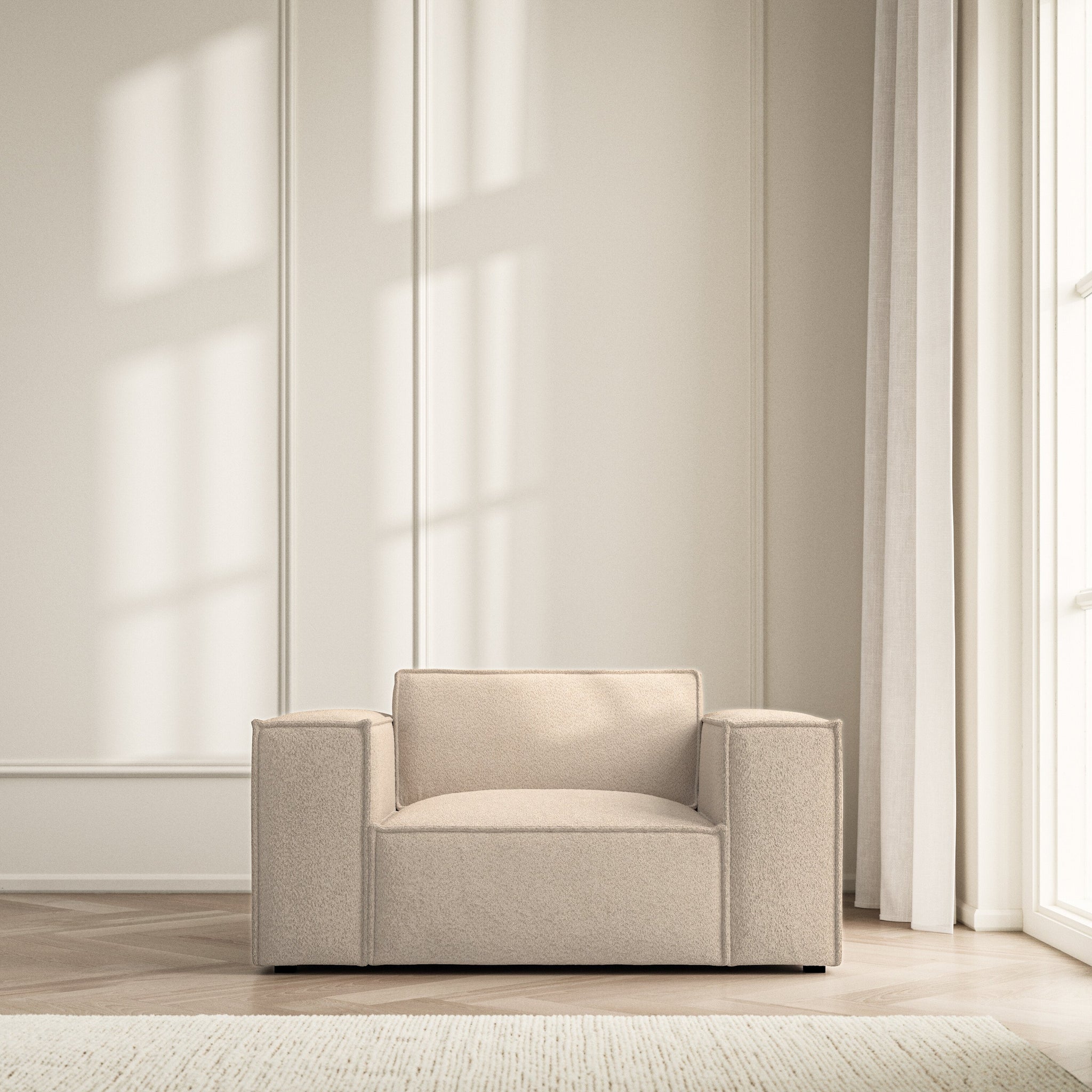 Vella Armchair - Soft Teddy