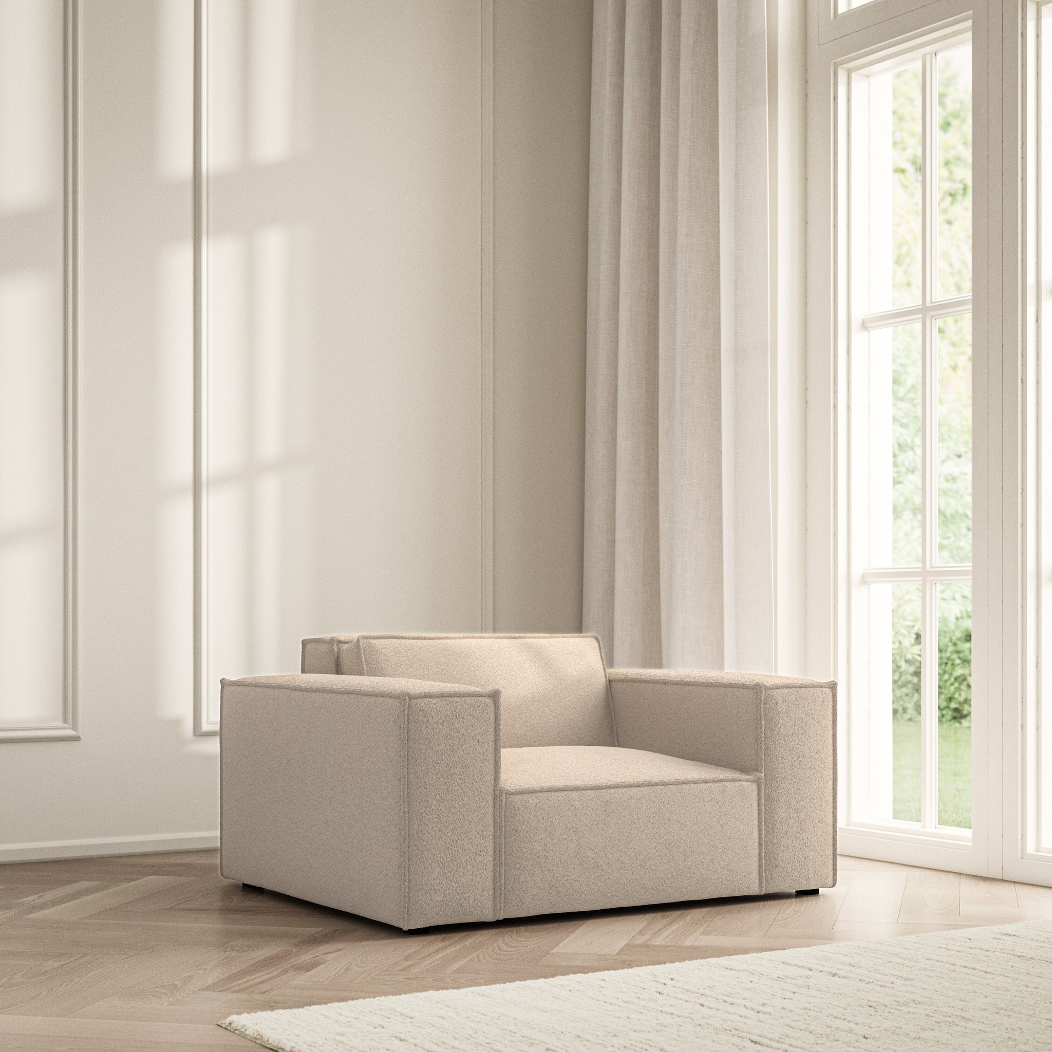 Vella Armchair - Soft Teddy