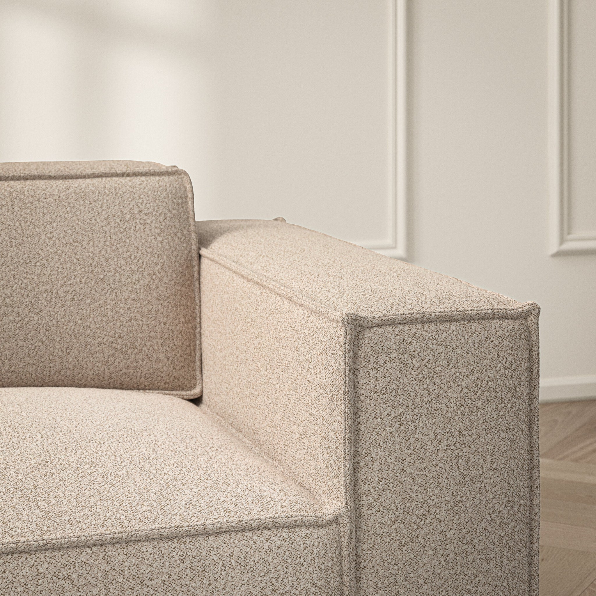 Vella Corner Chaise LHF - Bouclé
