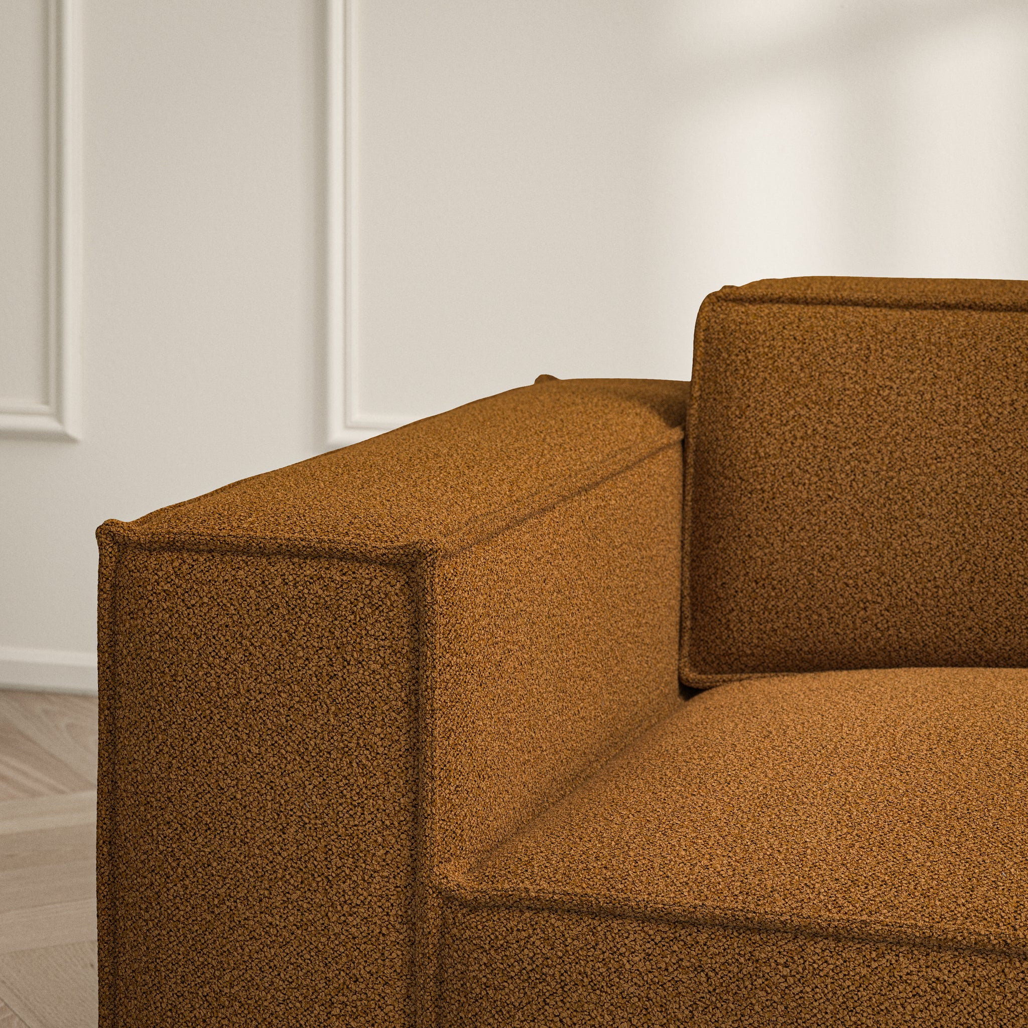Vella Chaise Sofa - Bouclé