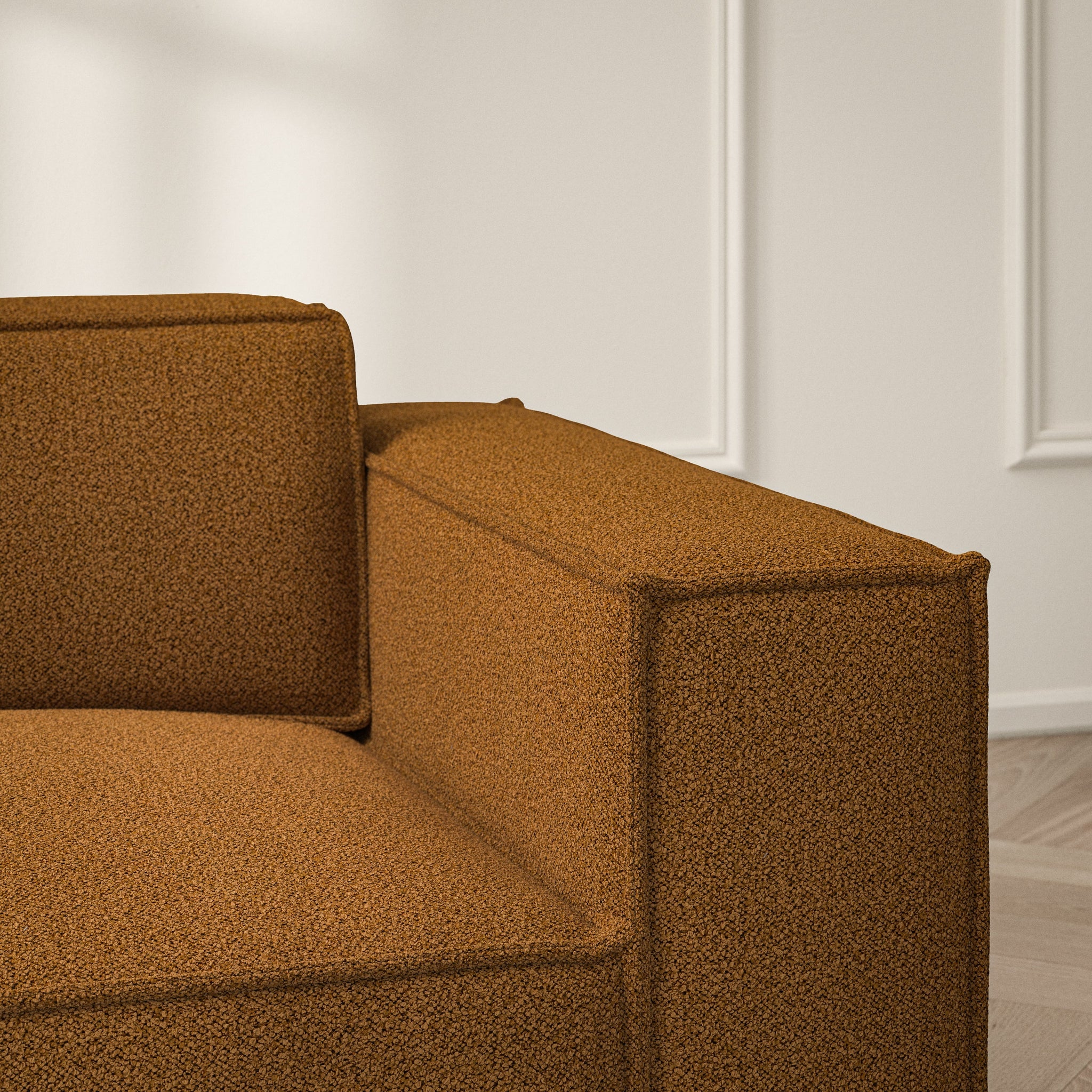 Vella Corner Chaise LHF - Bouclé
