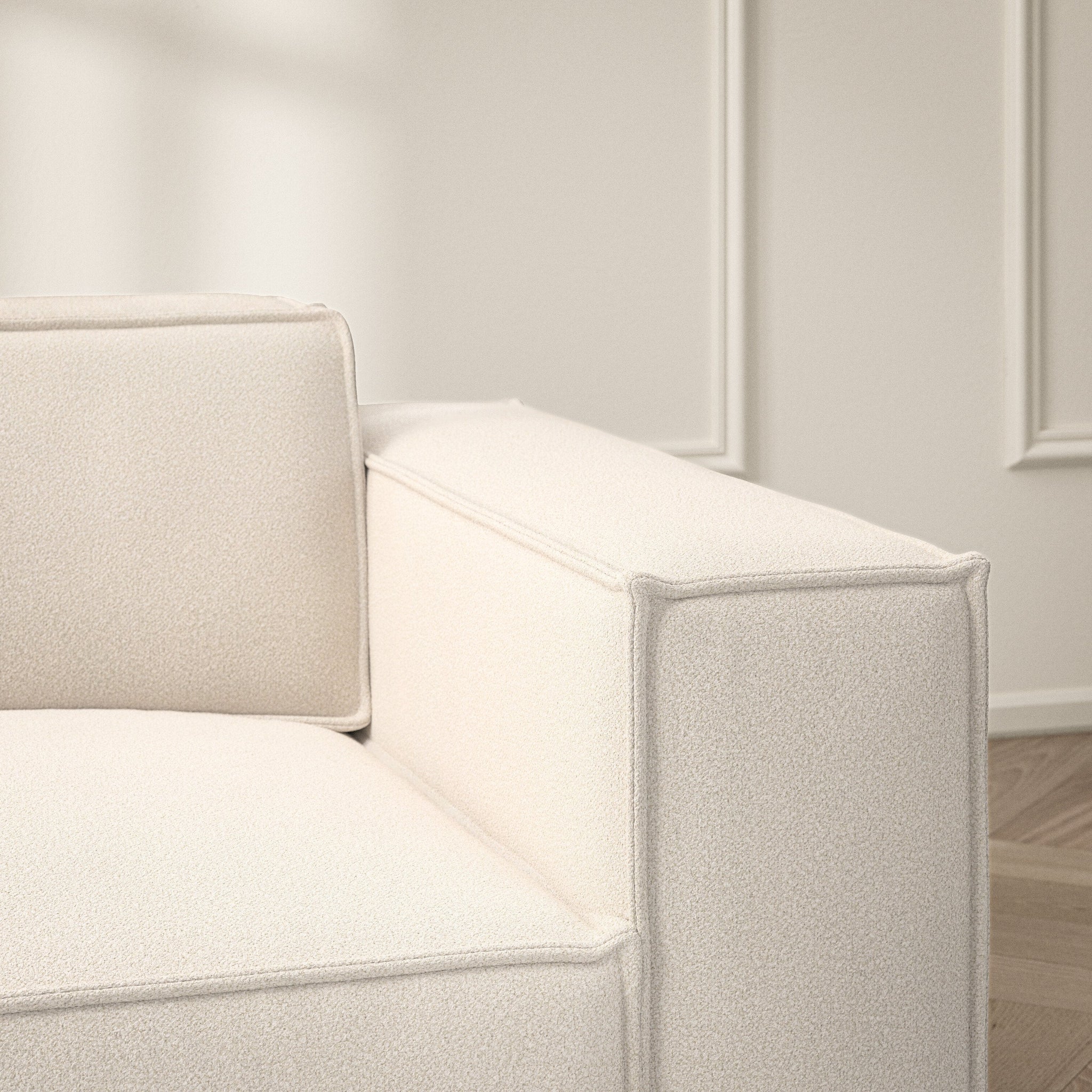 Vella Corner Chaise LHF - Bouclé