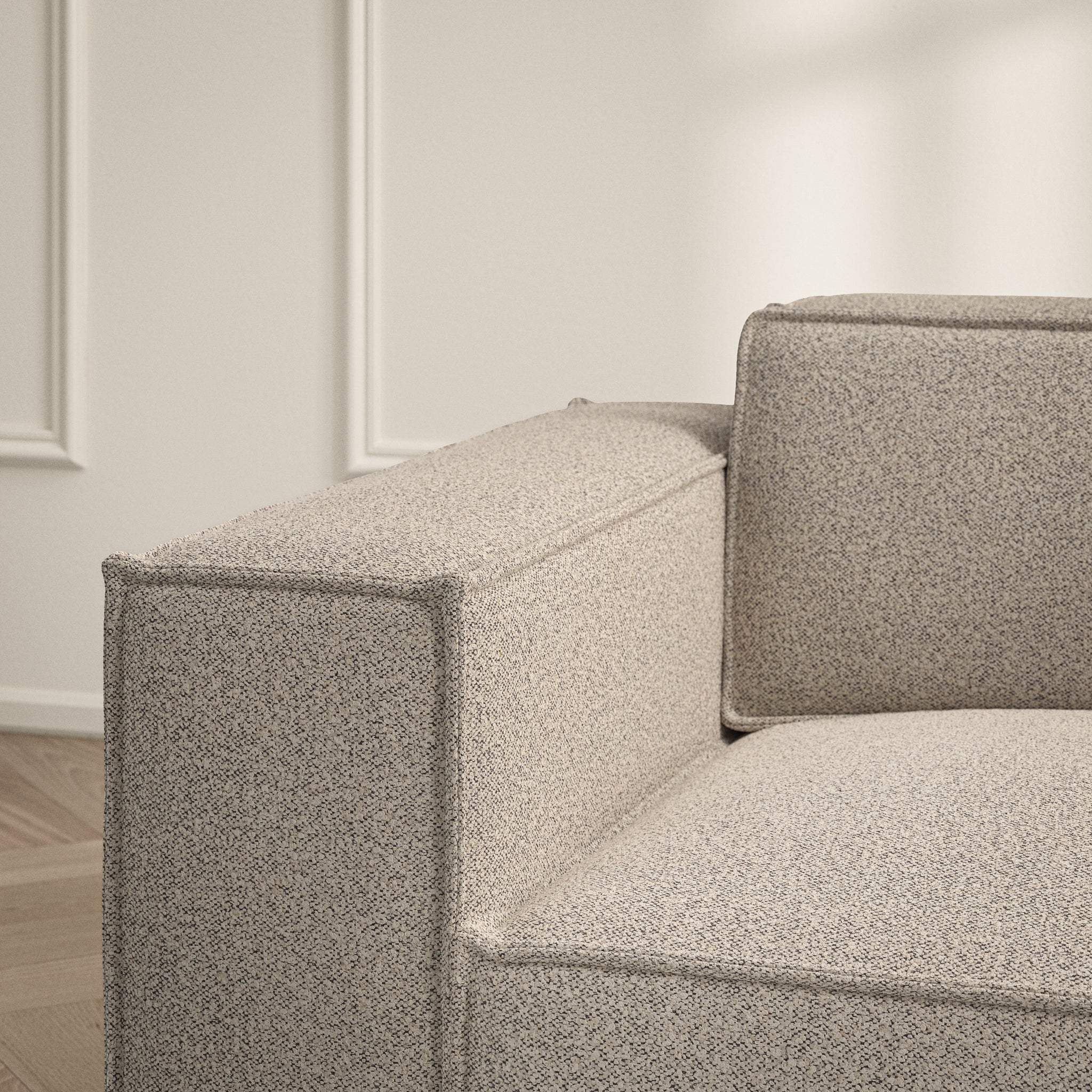 Vella Chaise Sofa - Bouclé