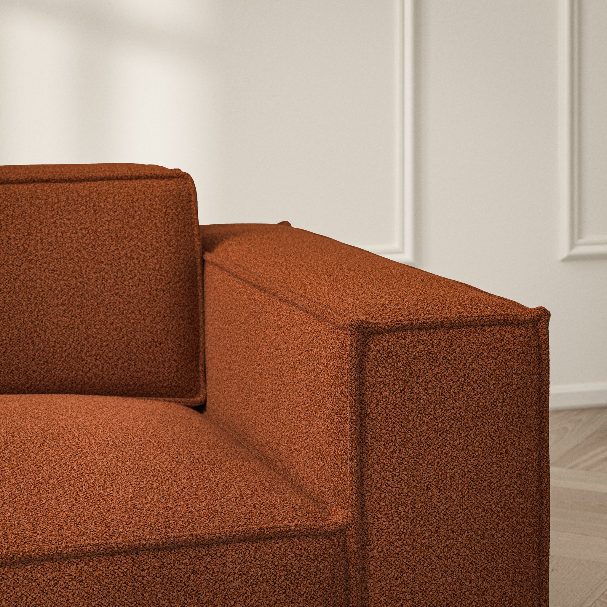 Vella Corner Chaise LHF - Bouclé