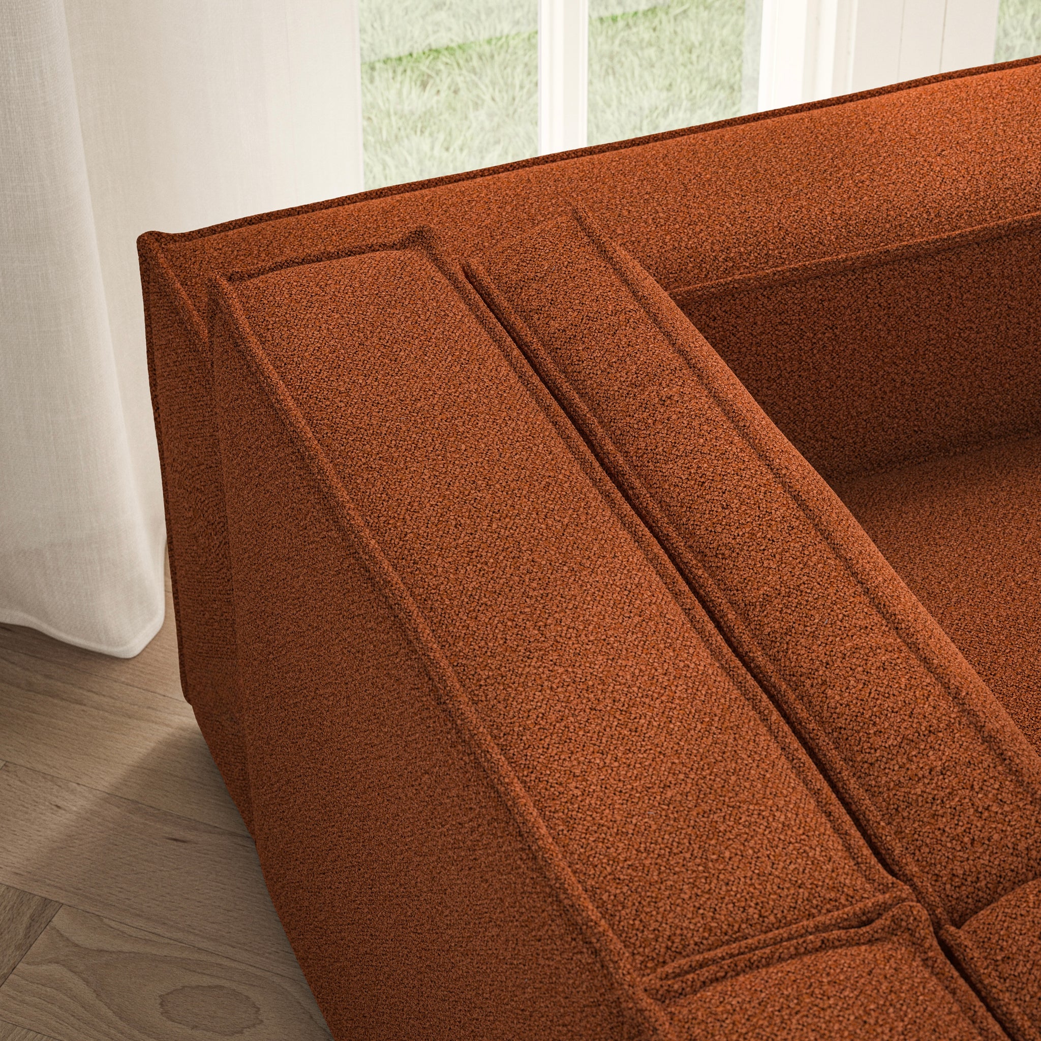 Vella U-Shape Closed End - Bouclé