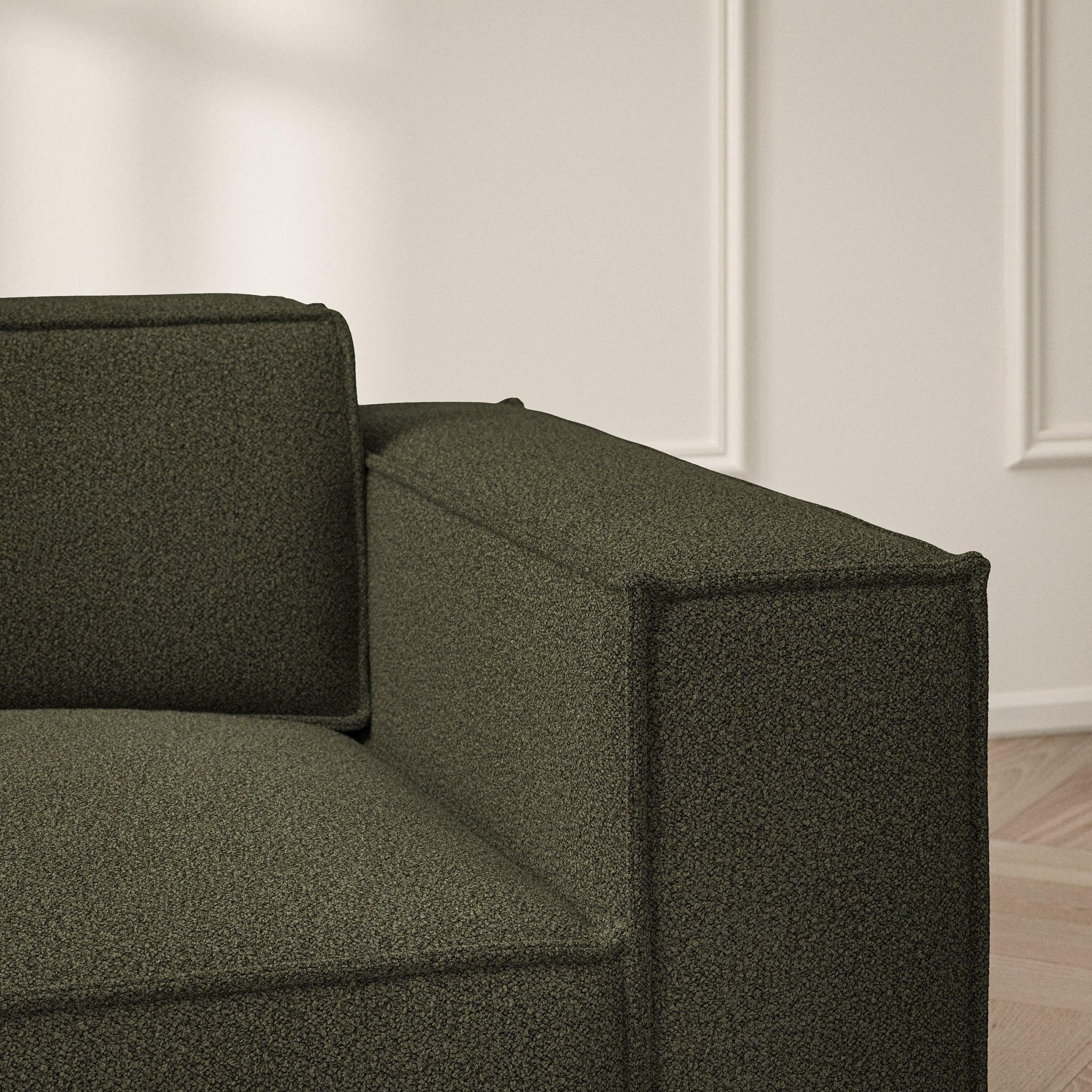 Vella Corner Chaise LHF - Bouclé