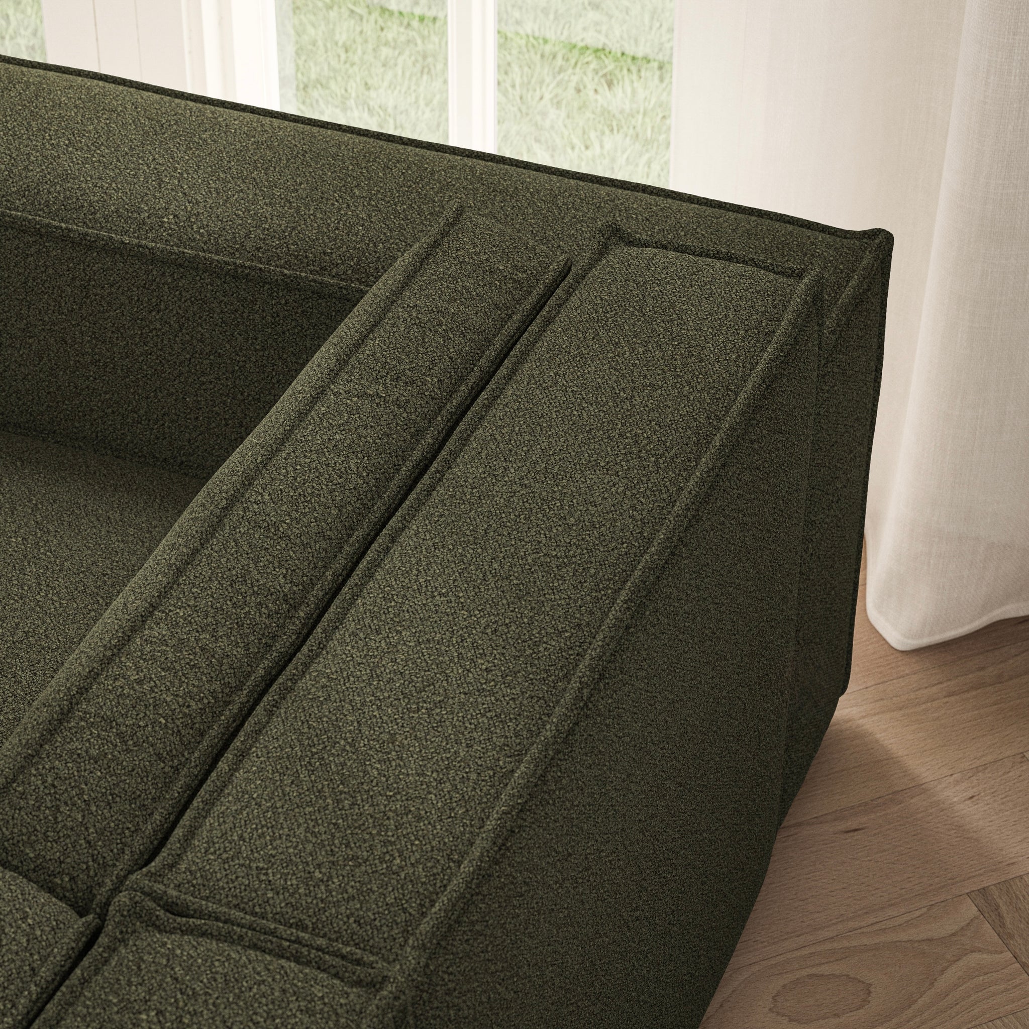 Vella Corner Chaise RHF - Bouclé