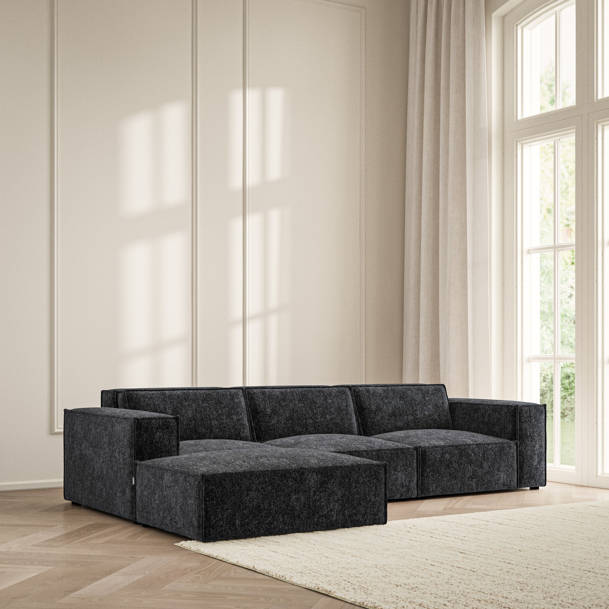 Vella Chaise Sofa - Symphony