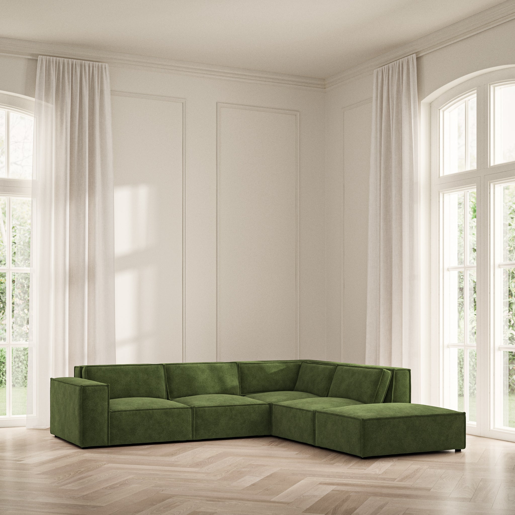 Vella Corner Chaise RHF - Soft Bouclé