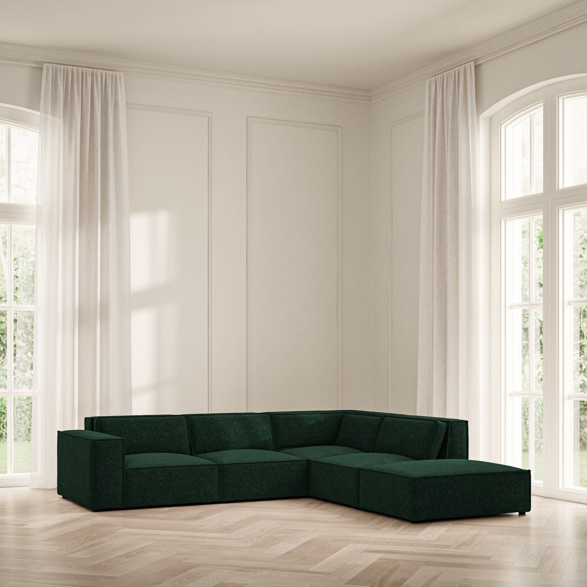 Vella Corner Chaise RHF - Soft Teddy