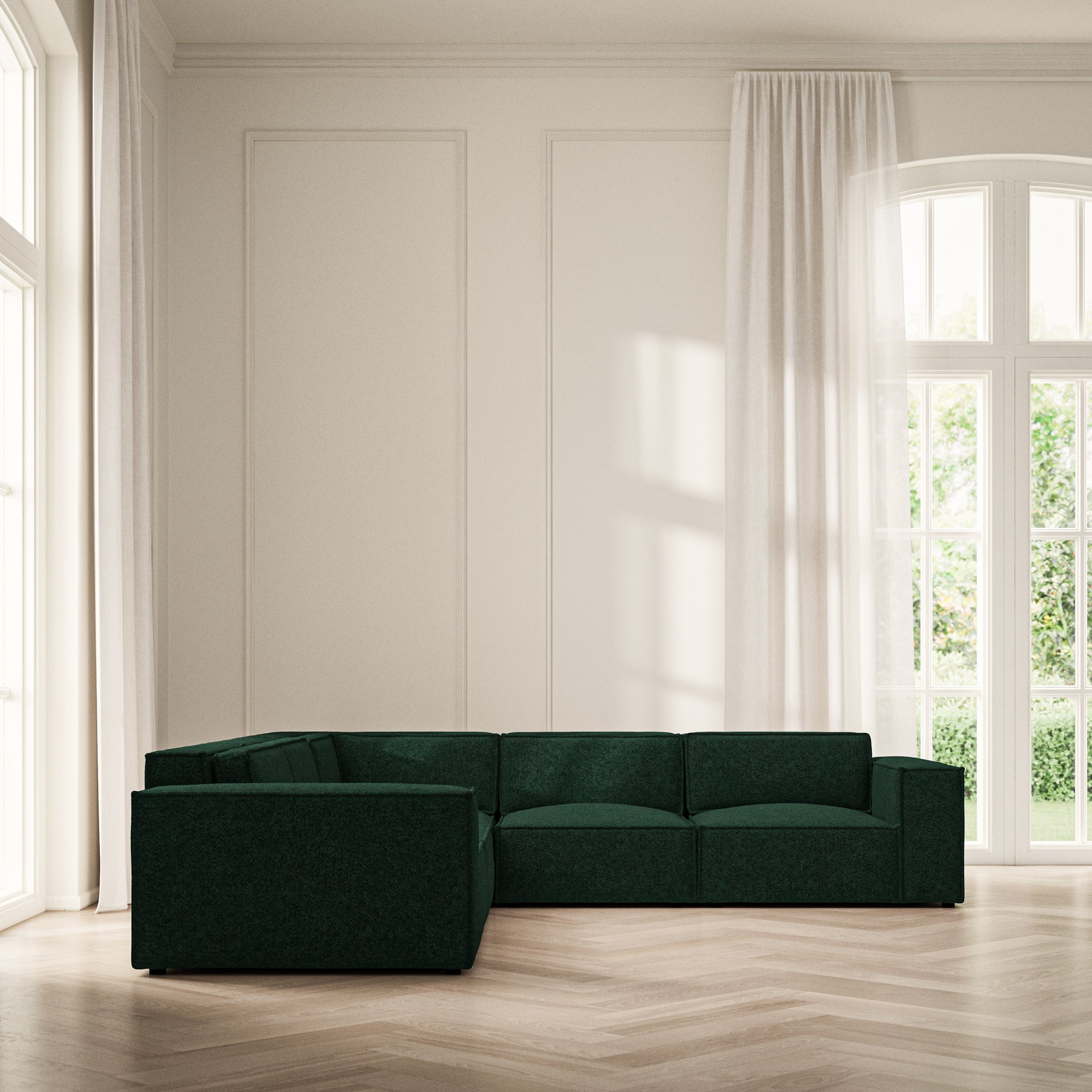 Vella Large Corner - Soft Teddy