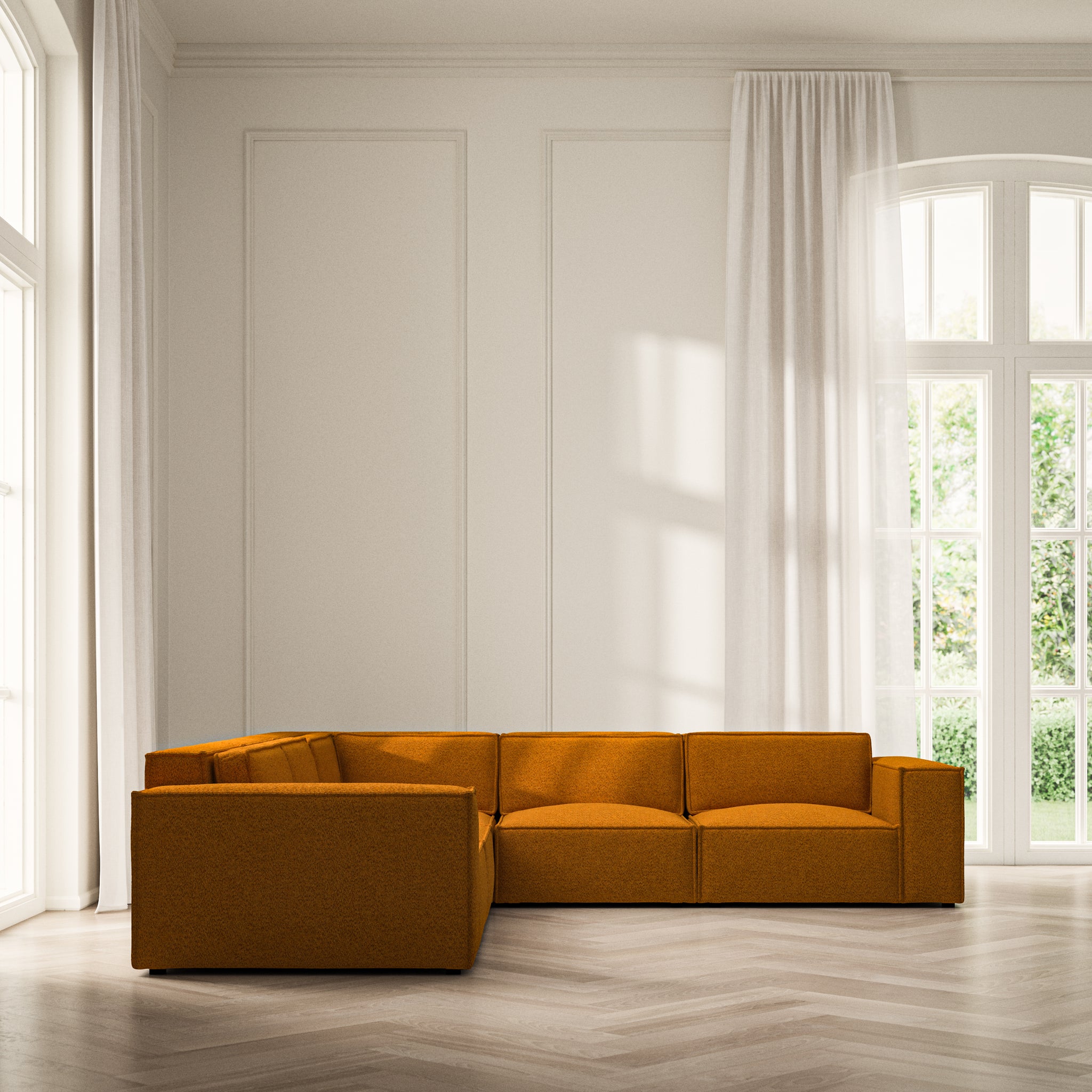 Vella Large Corner - Soft Teddy