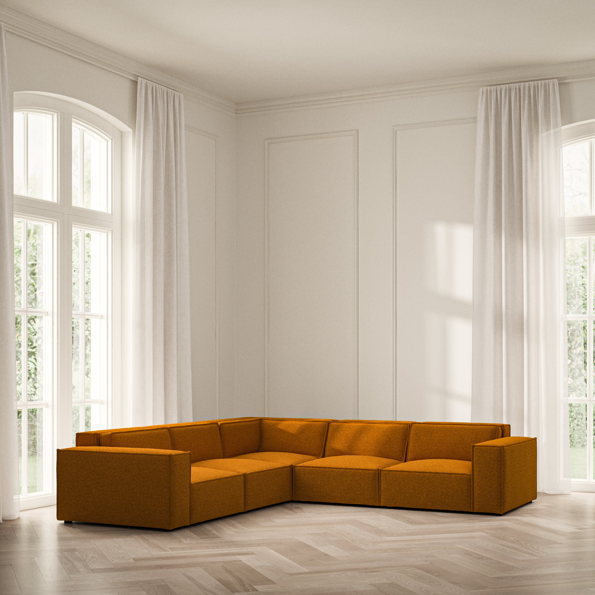 Vella Large Corner - Soft Teddy