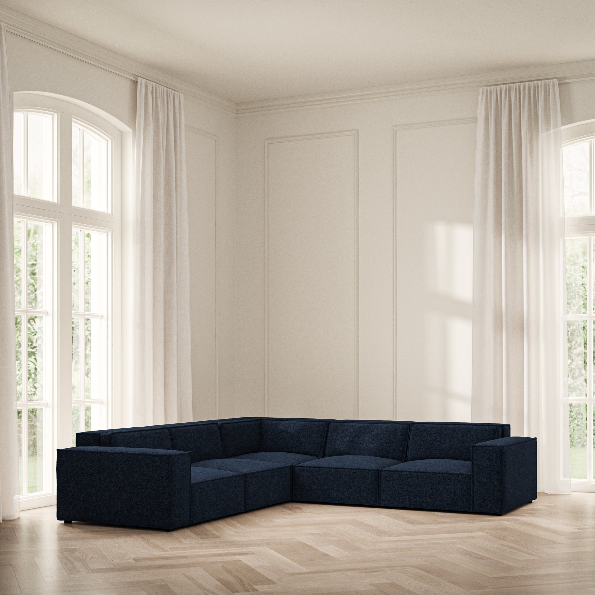 Vella Large Corner - Soft Teddy