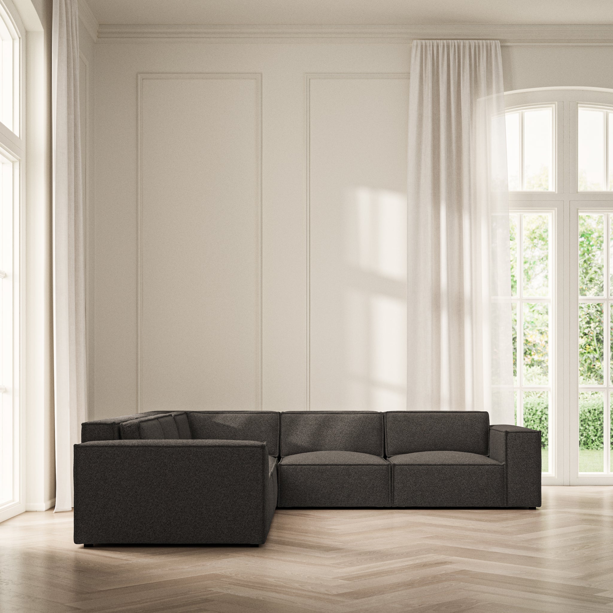 Vella Large Corner - Soft Teddy