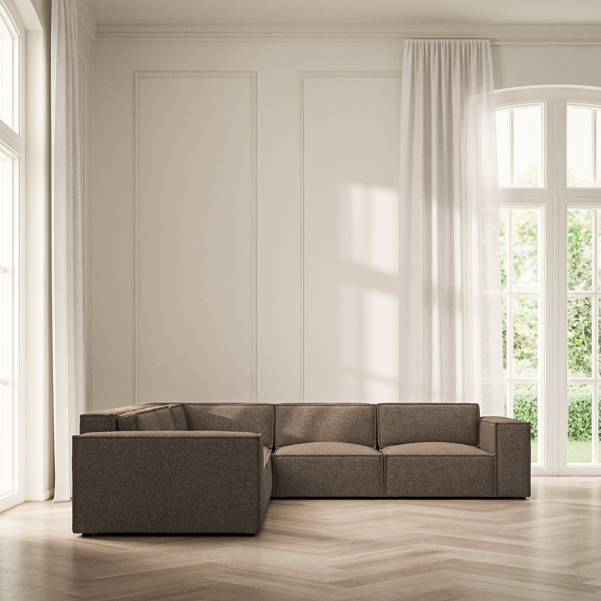 Vella Large Corner - Soft Teddy
