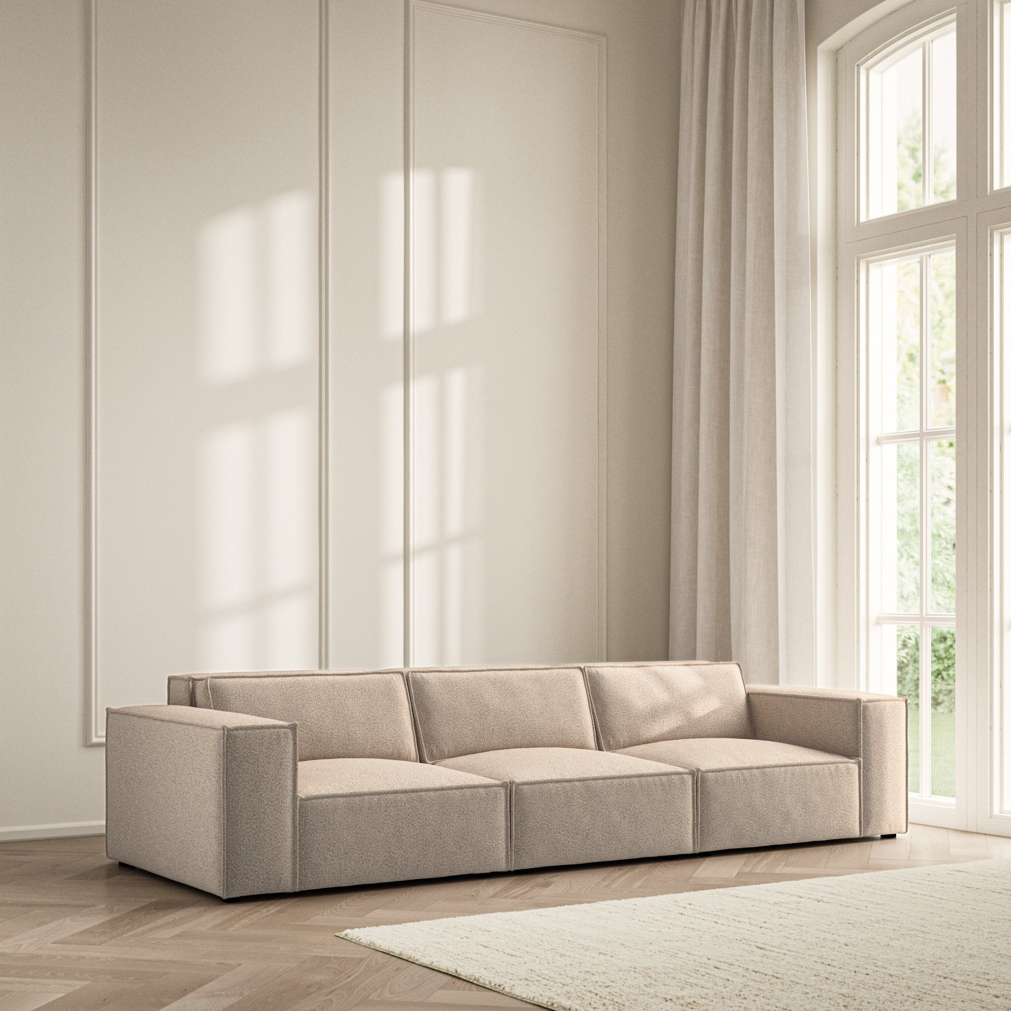 Vella Large Sofa - Bouclé