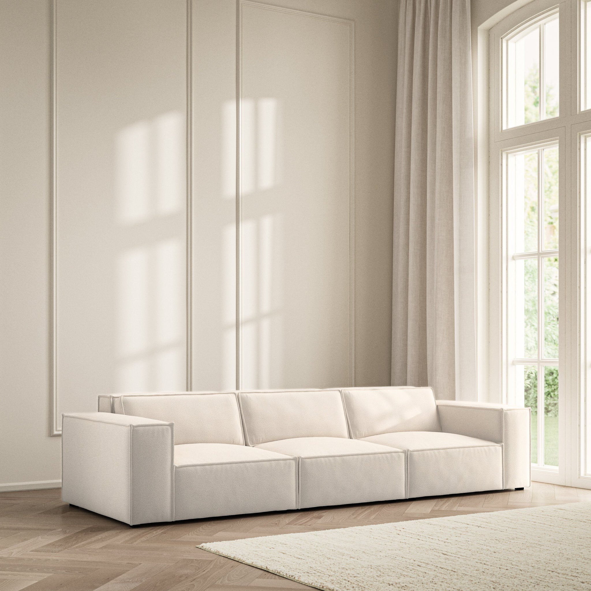 Vella Large Sofa - Bouclé