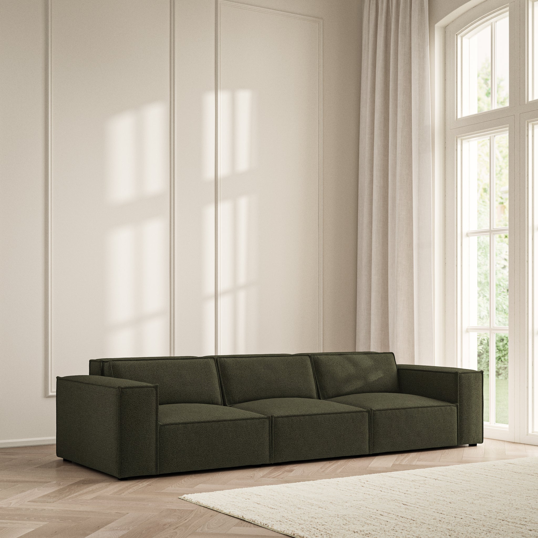 Vella Large Sofa - Bouclé
