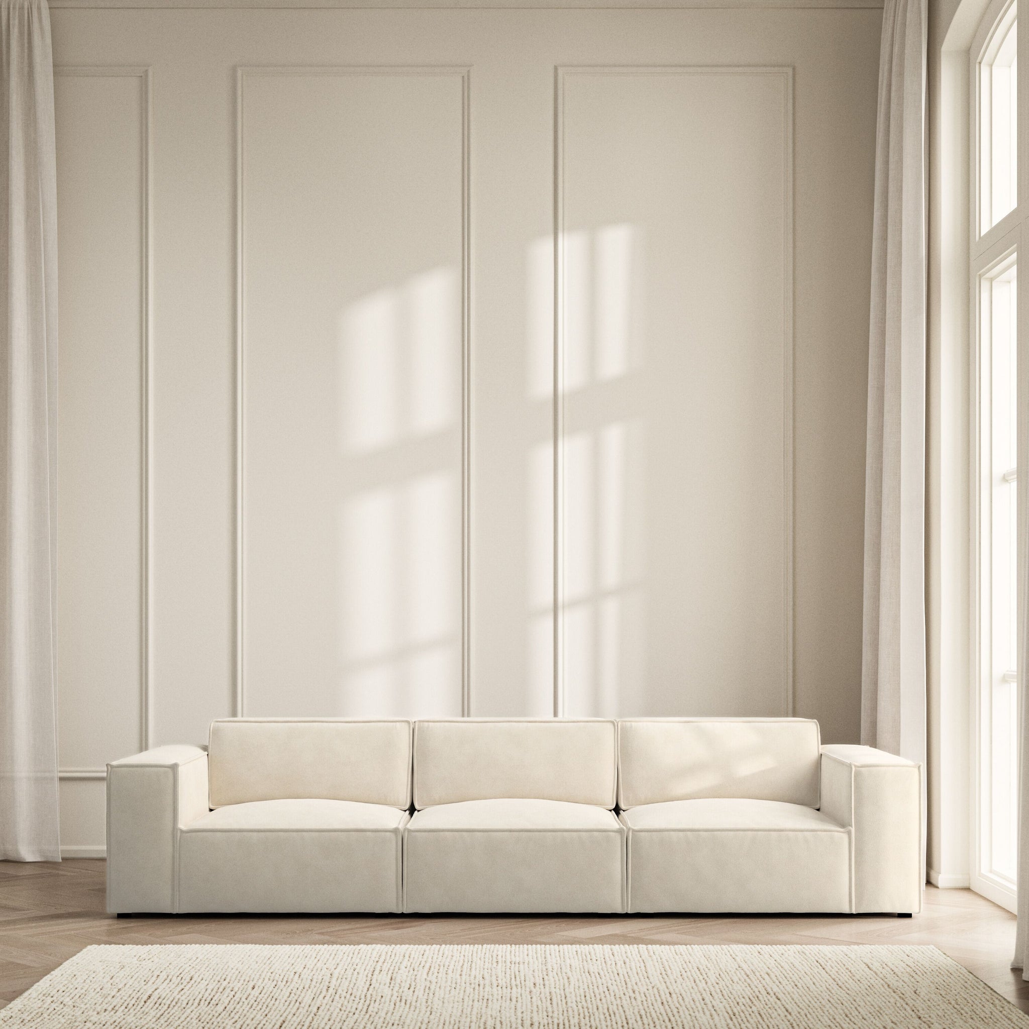 Vella Large Sofa - Soft Bouclé