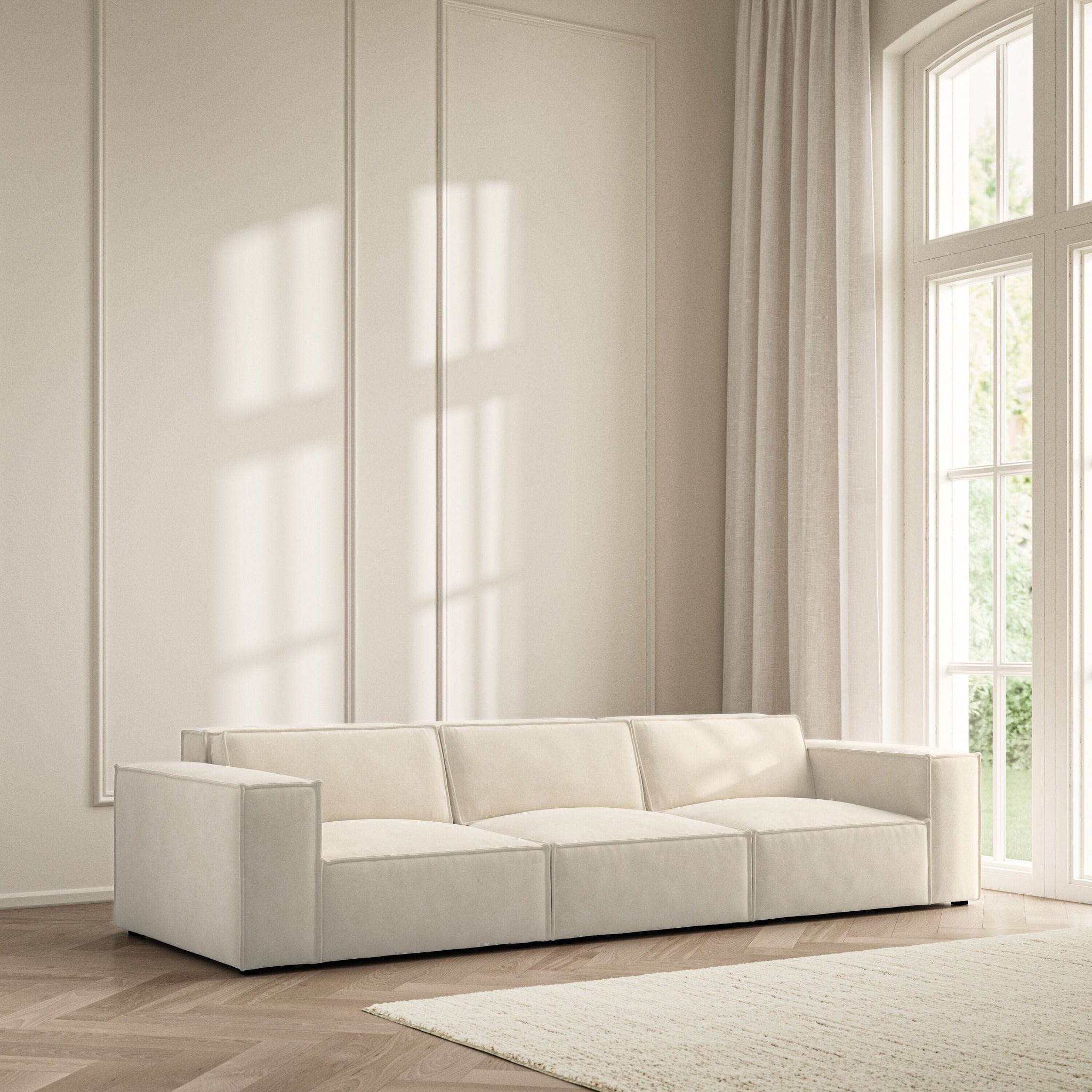 Vella Large Sofa - Soft Bouclé