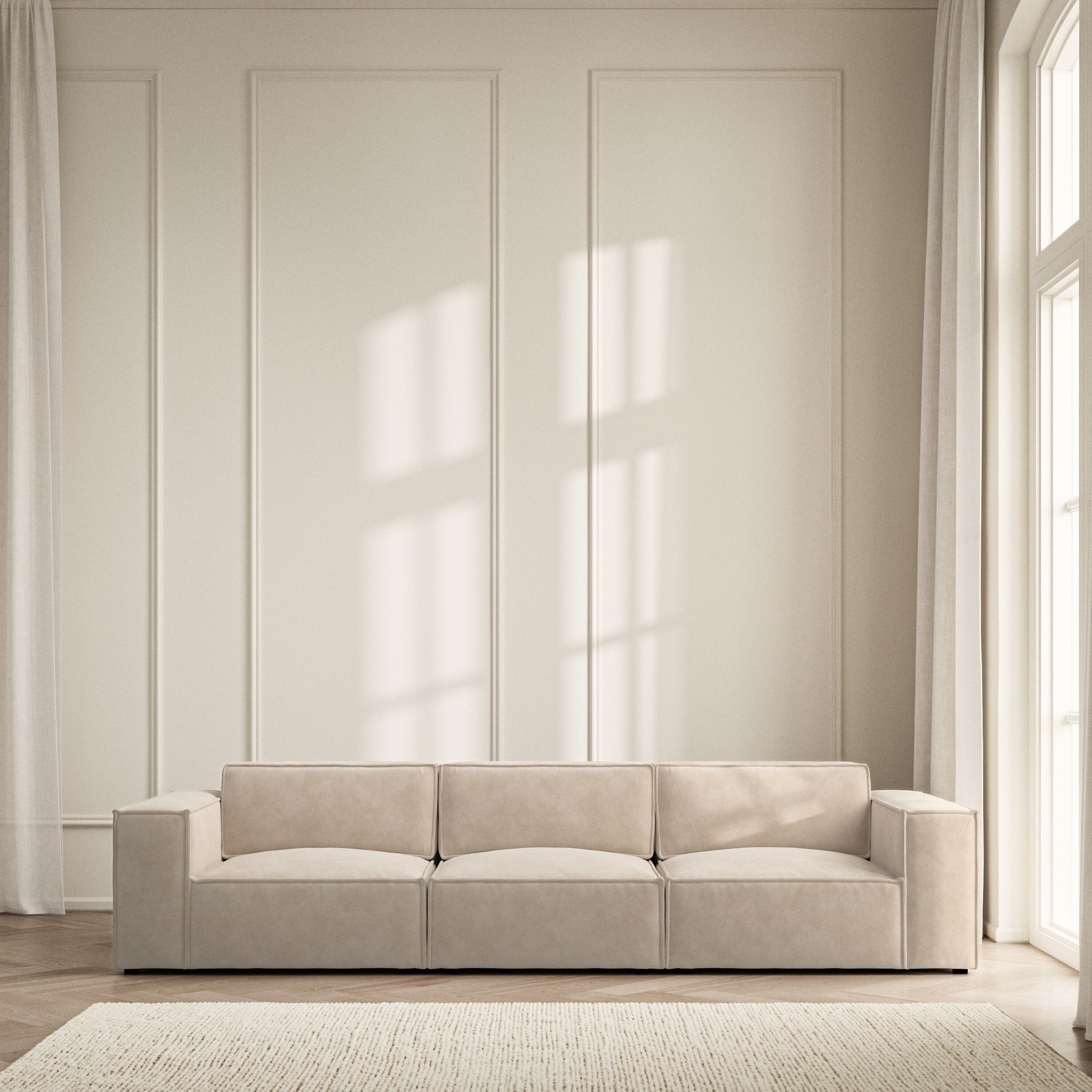 Vella Large Sofa - Soft Bouclé