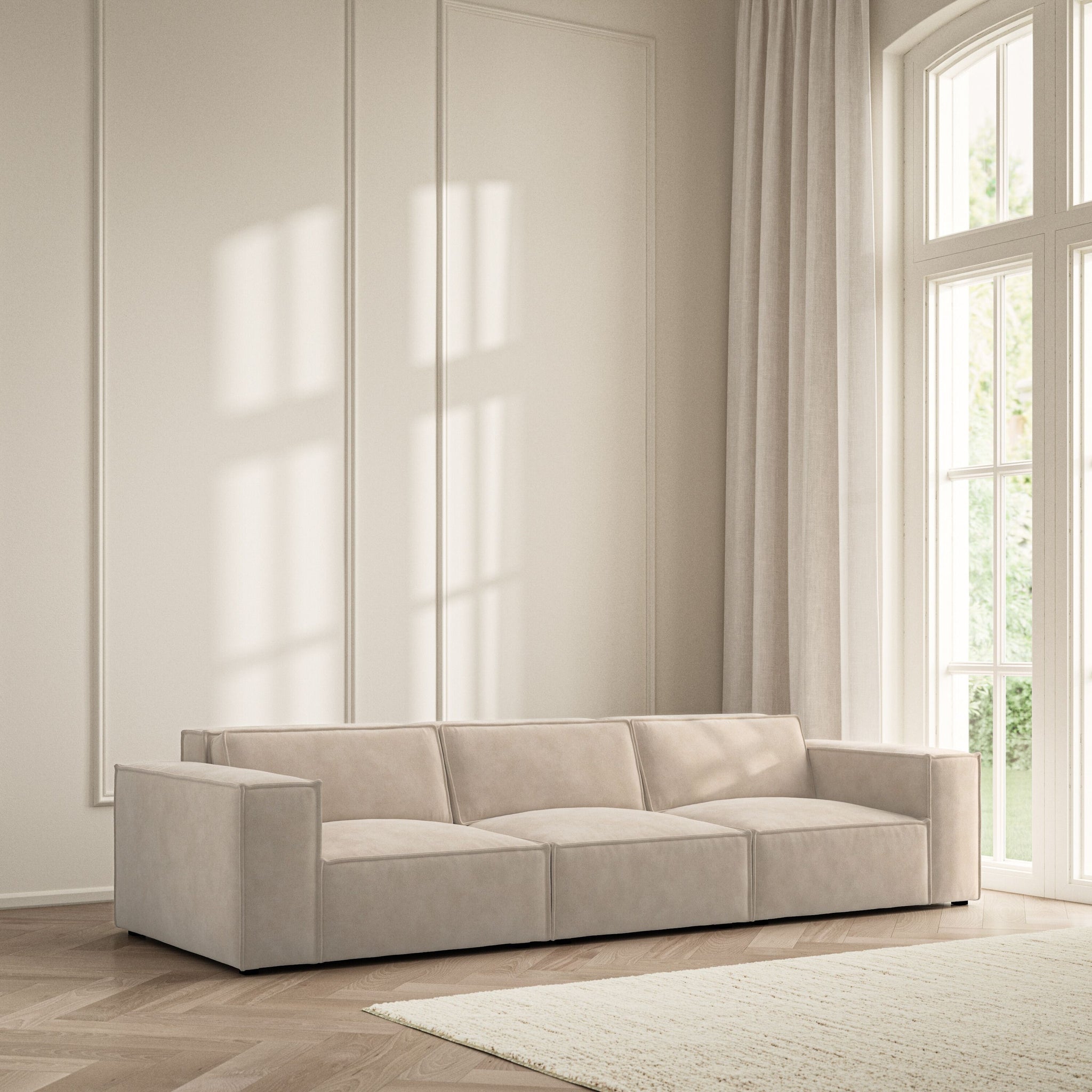 Vella Large Sofa - Soft Bouclé