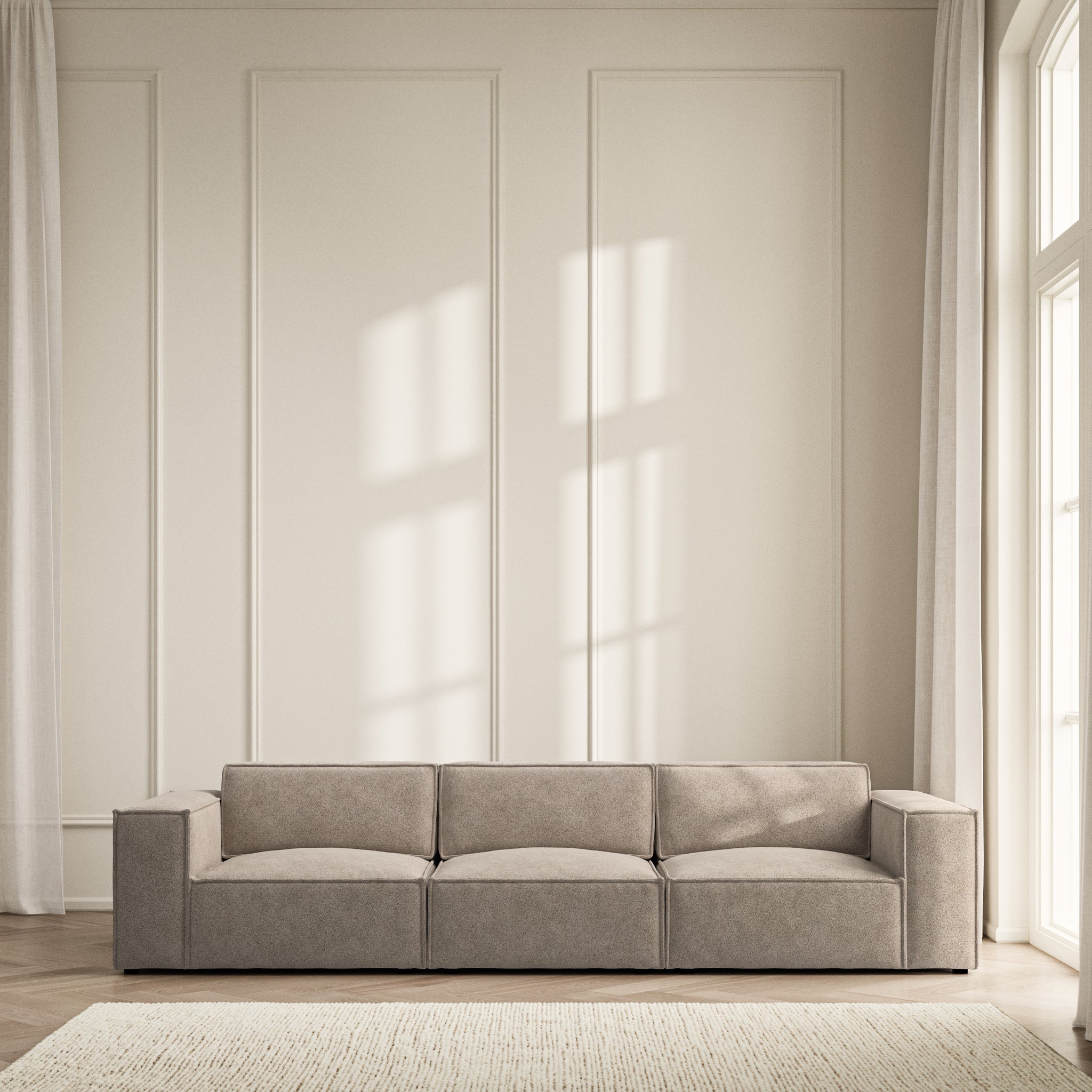 Vella Large Sofa - Soft Bouclé