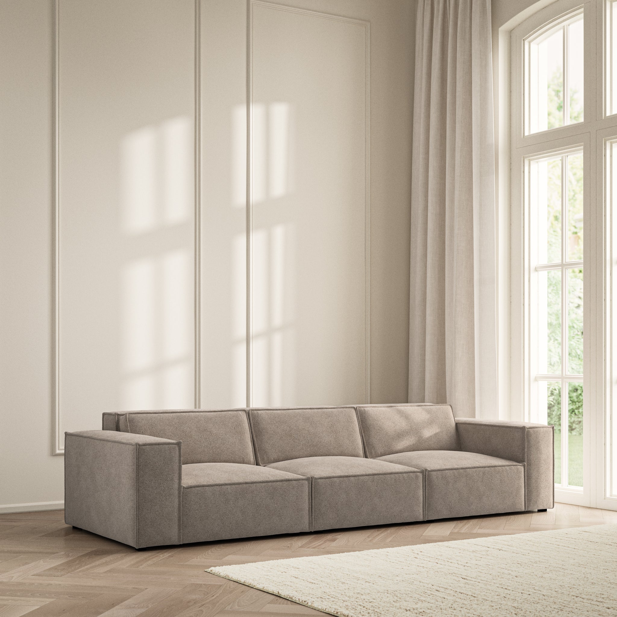 Vella Large Sofa - Soft Bouclé
