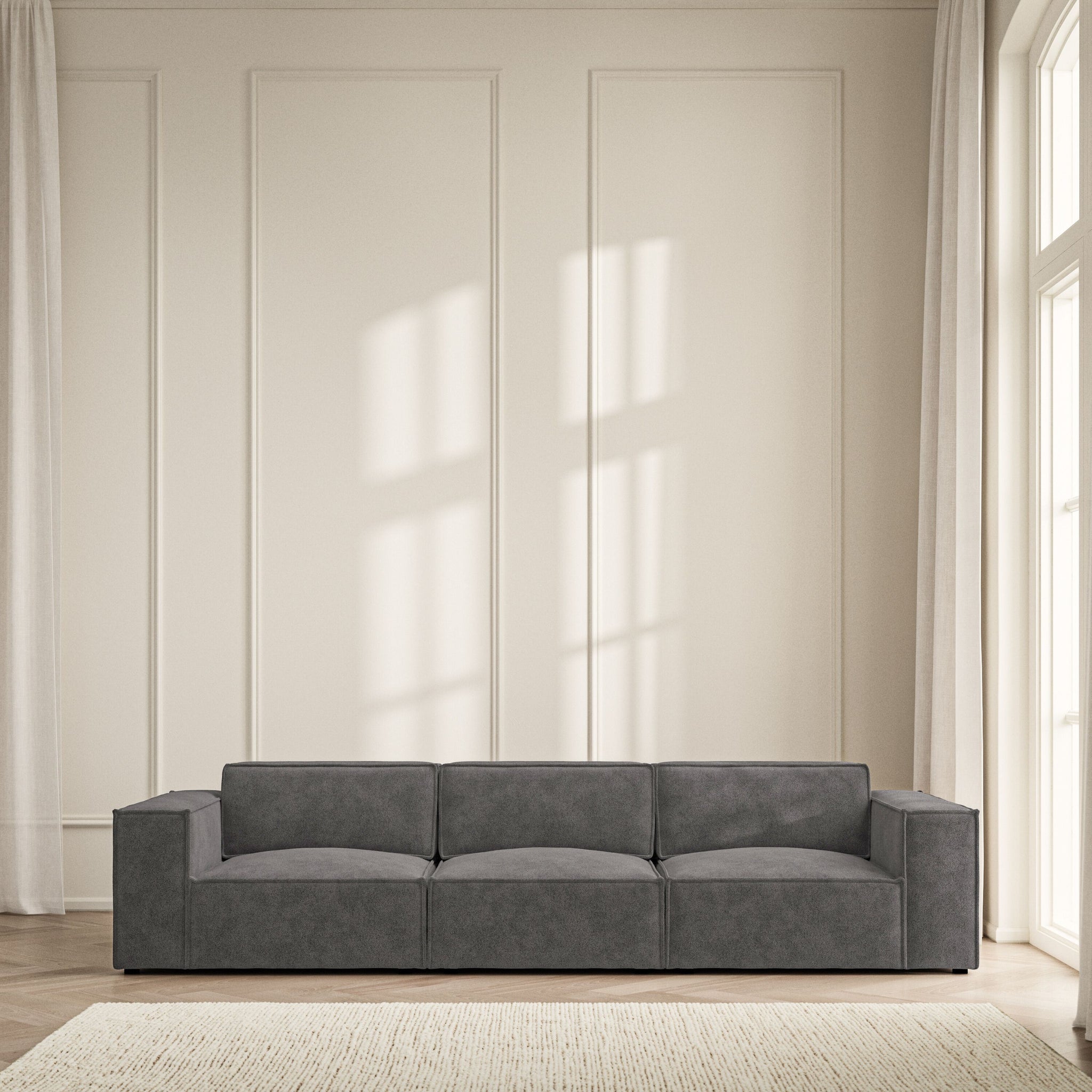 Vella Large Sofa - Soft Bouclé