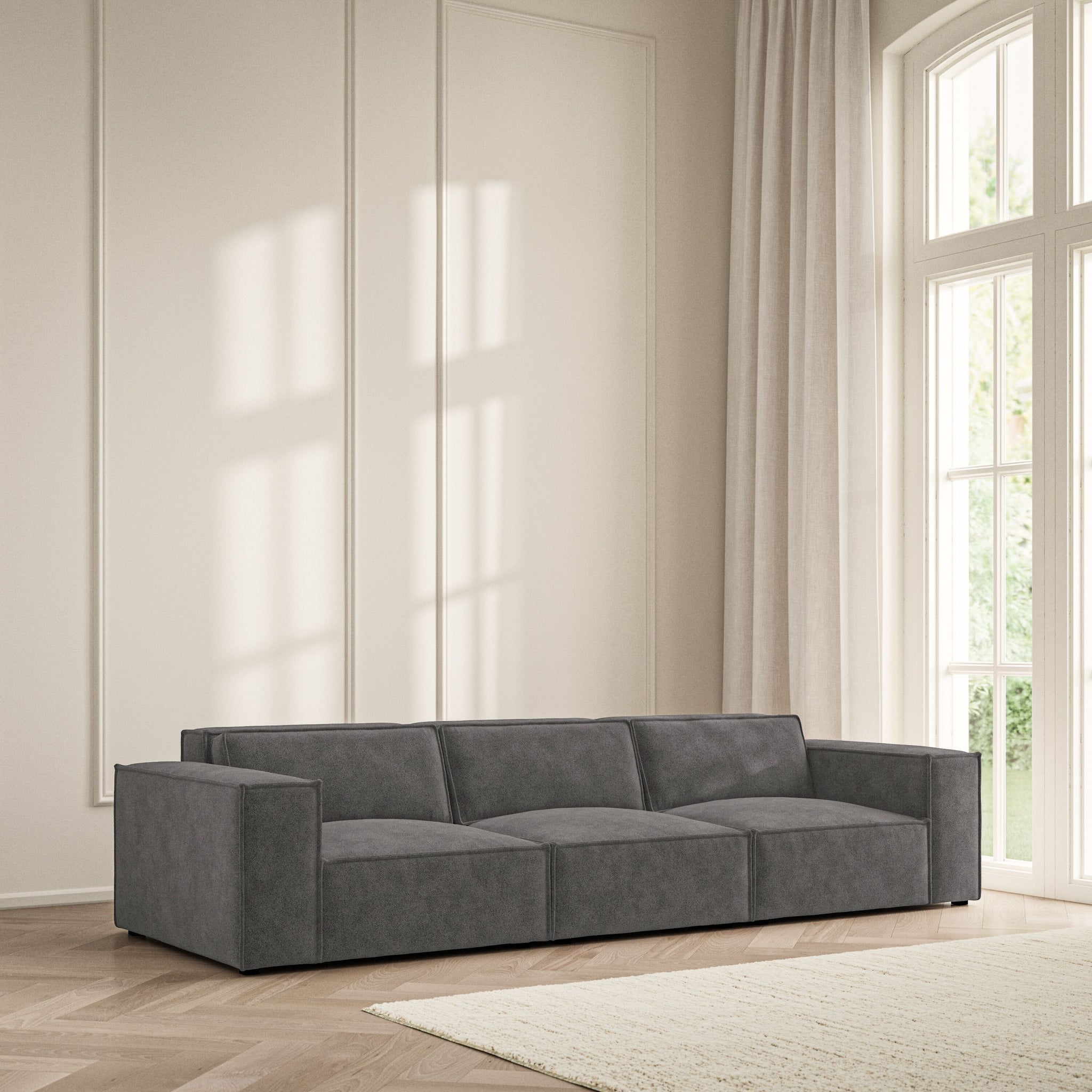 Vella Large Sofa - Soft Bouclé