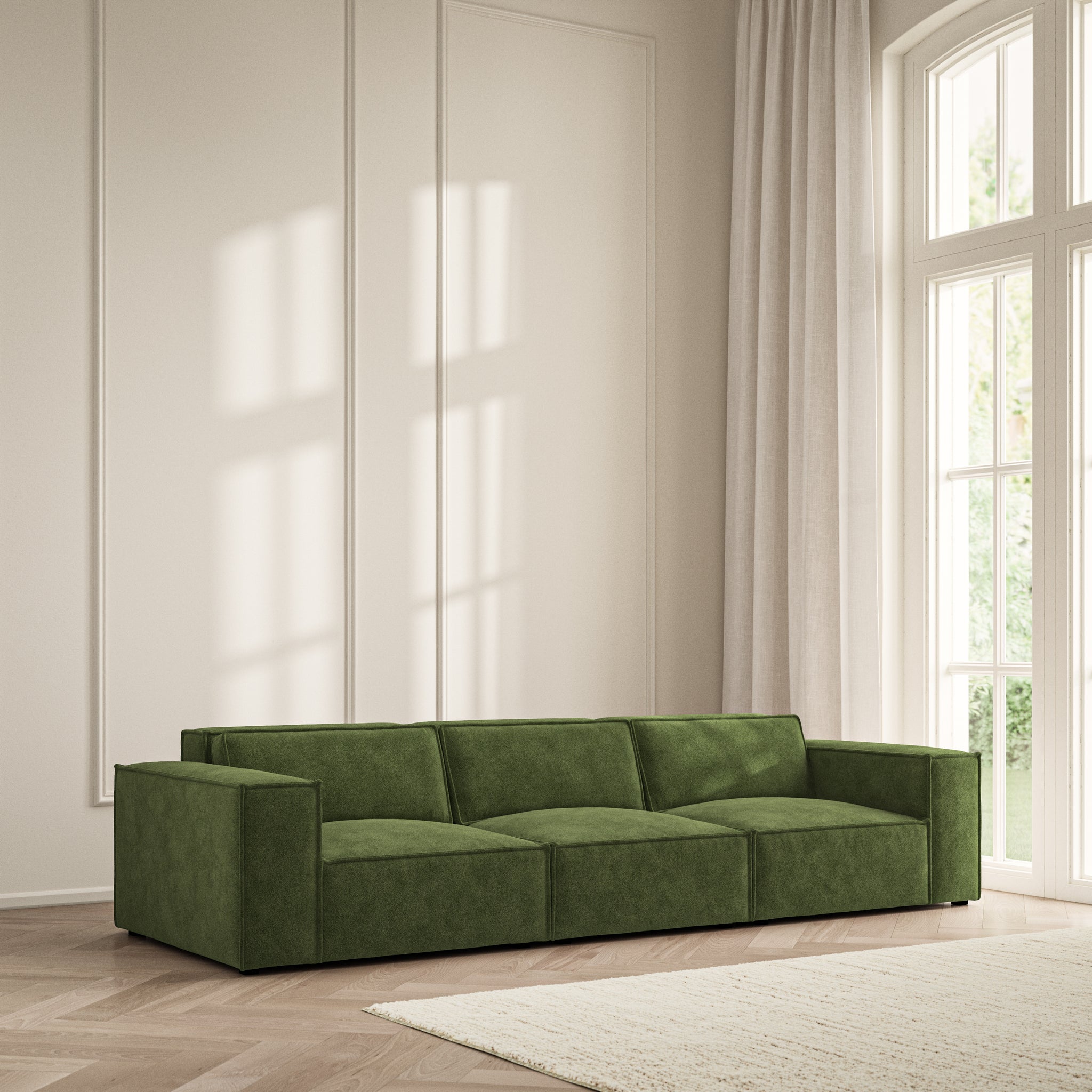Vella Large Sofa - Soft Bouclé