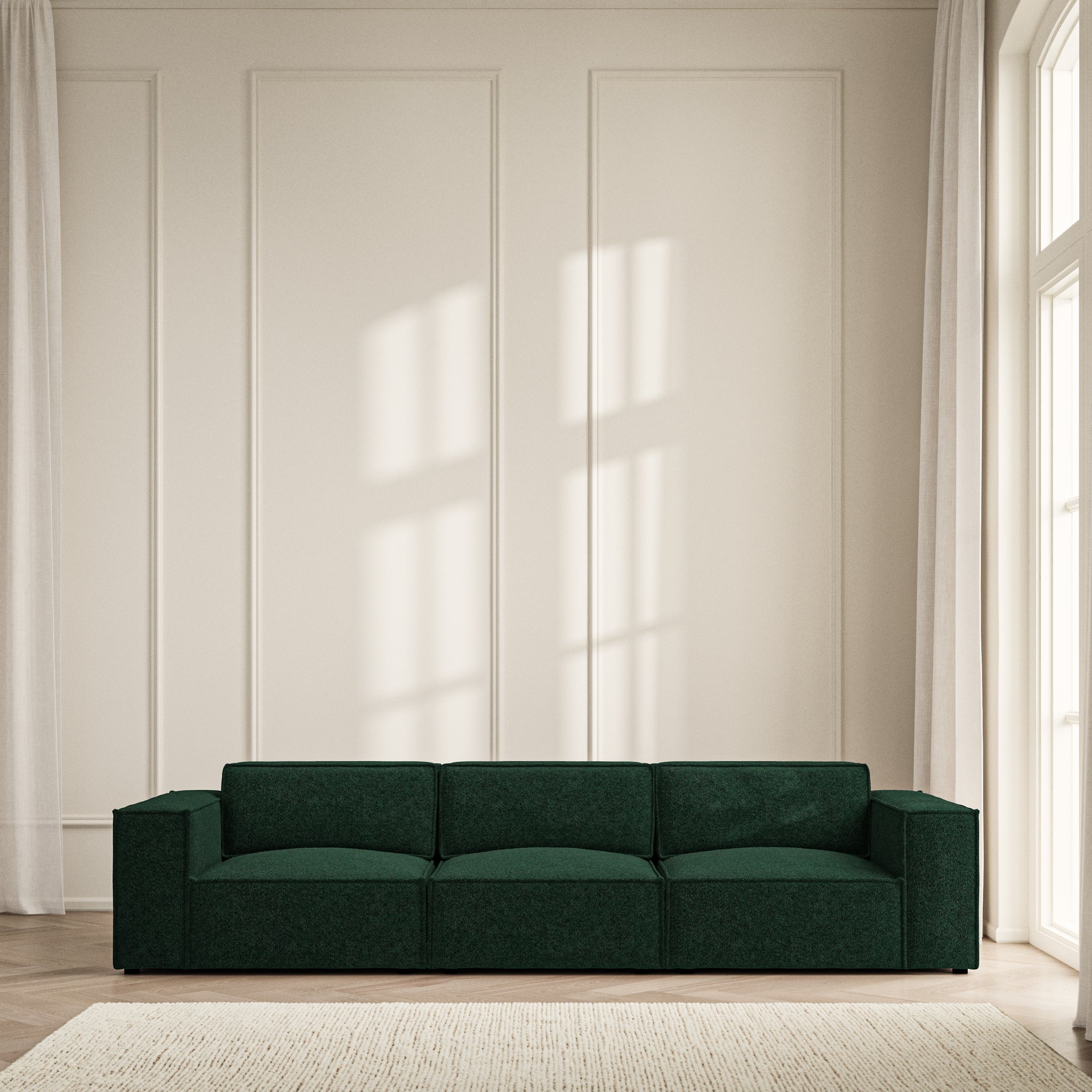 Vella Large Sofa - Soft Teddy