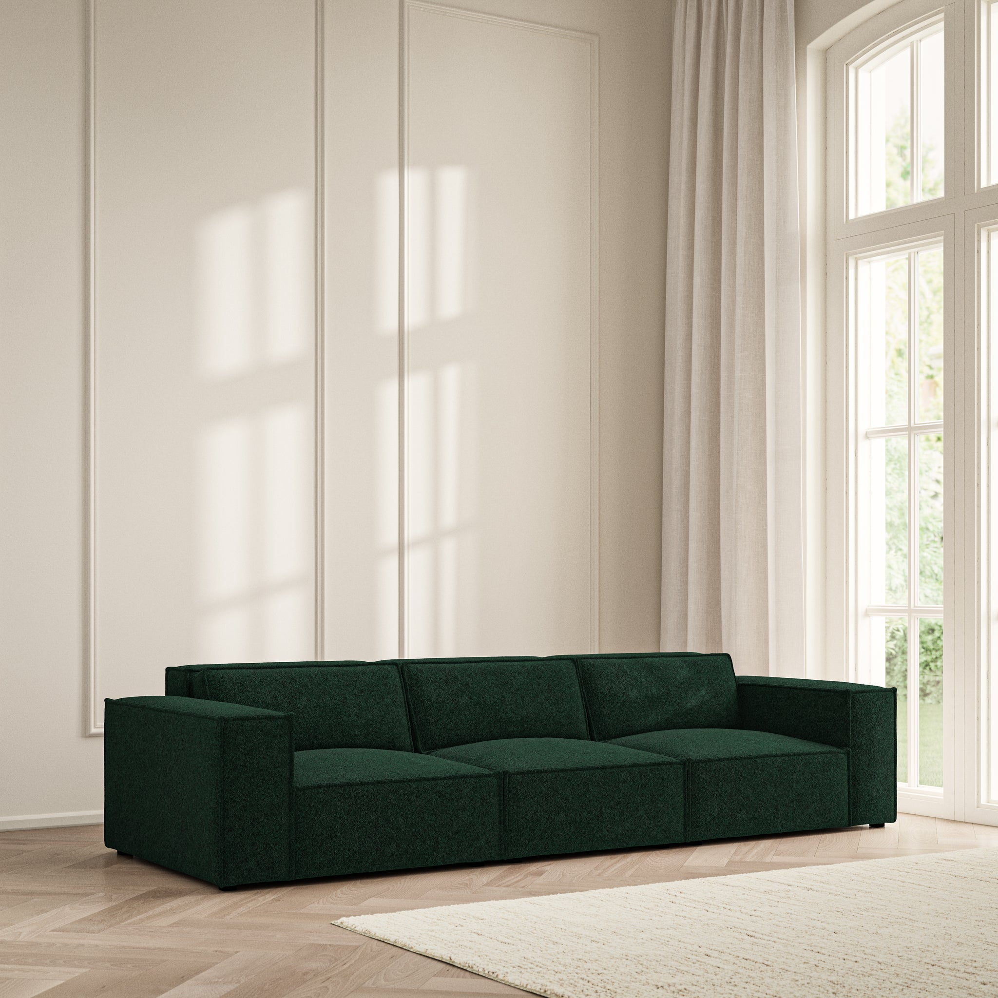 Vella Large Sofa - Soft Teddy