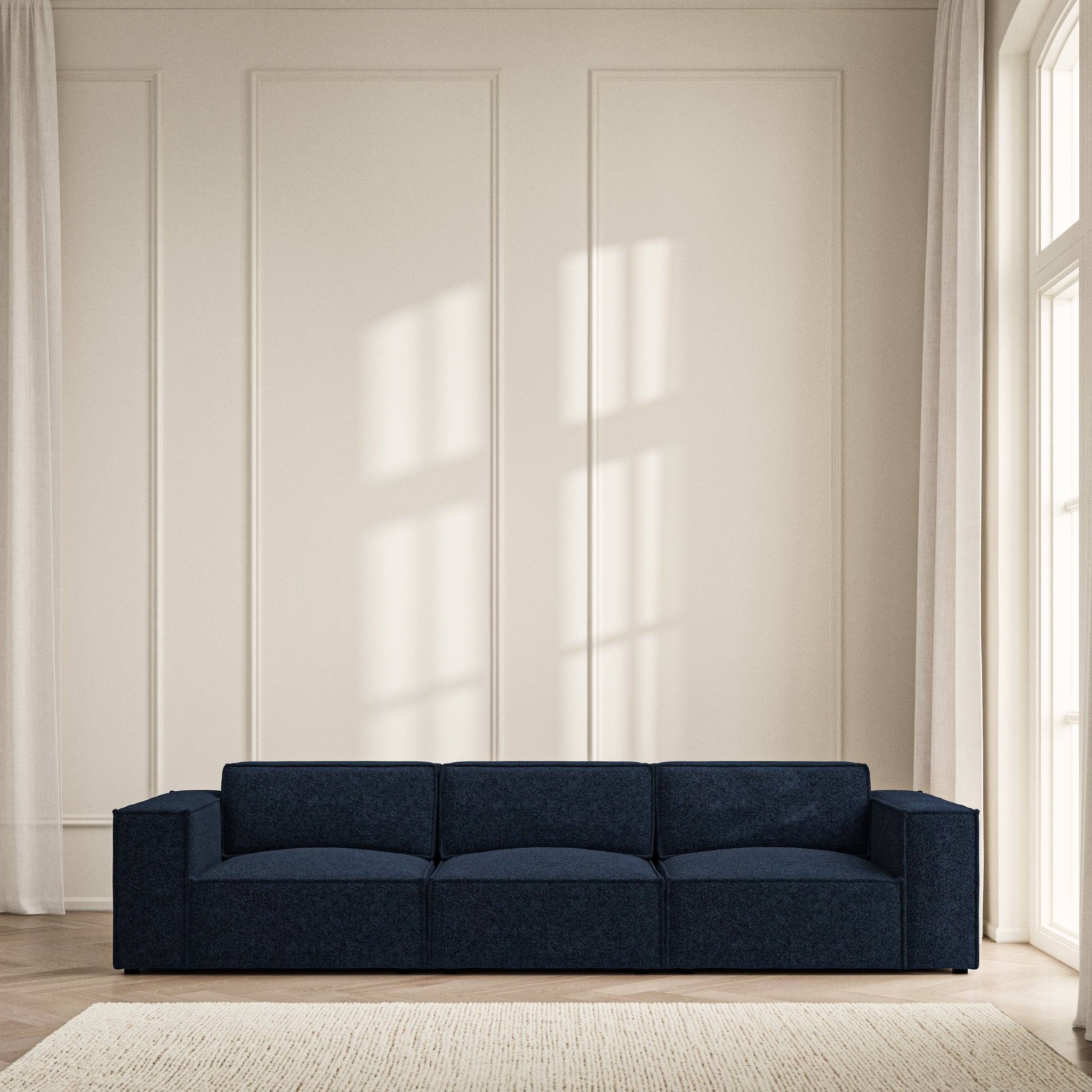 Vella Large Sofa - Soft Teddy