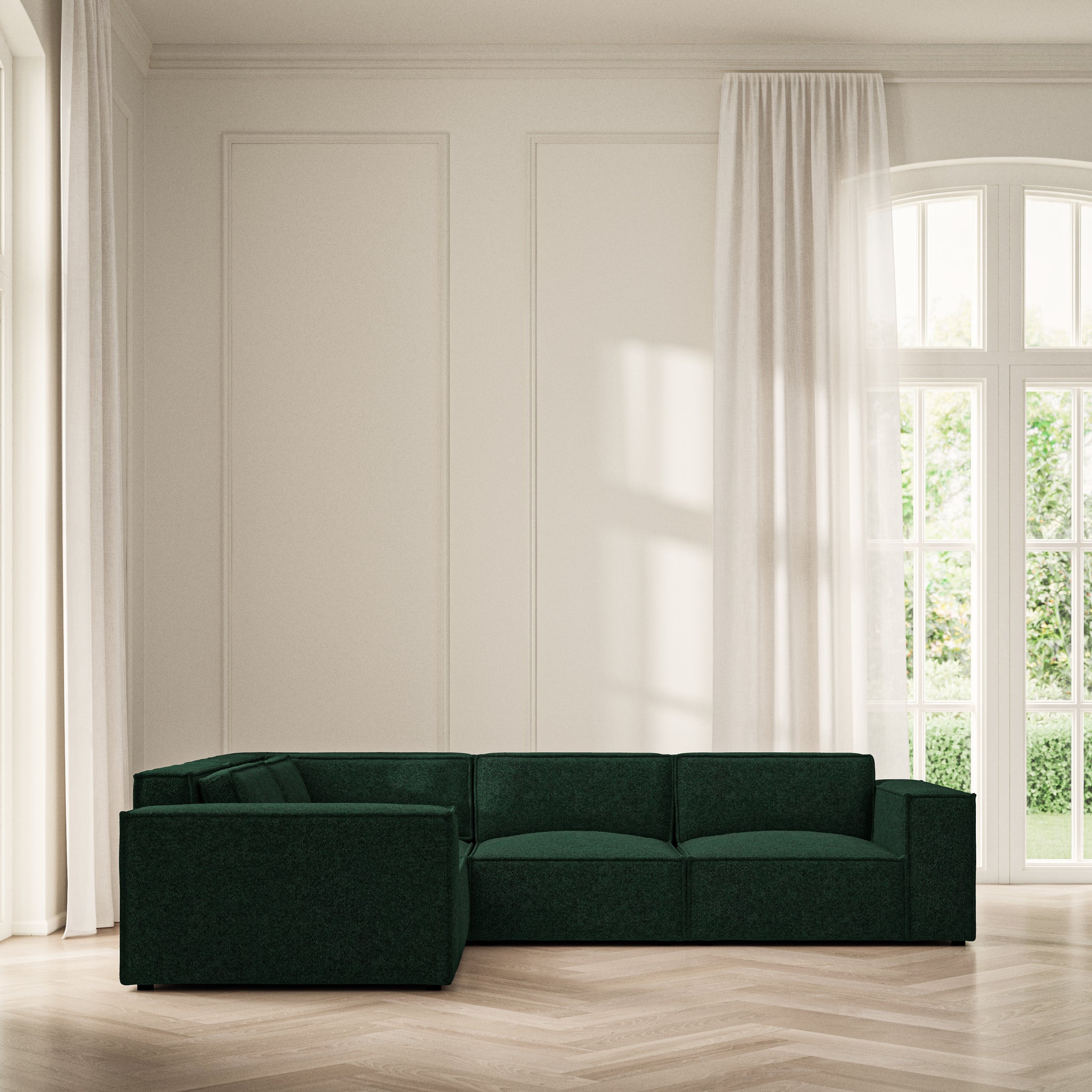 Vella Medium Corner - Soft Teddy
