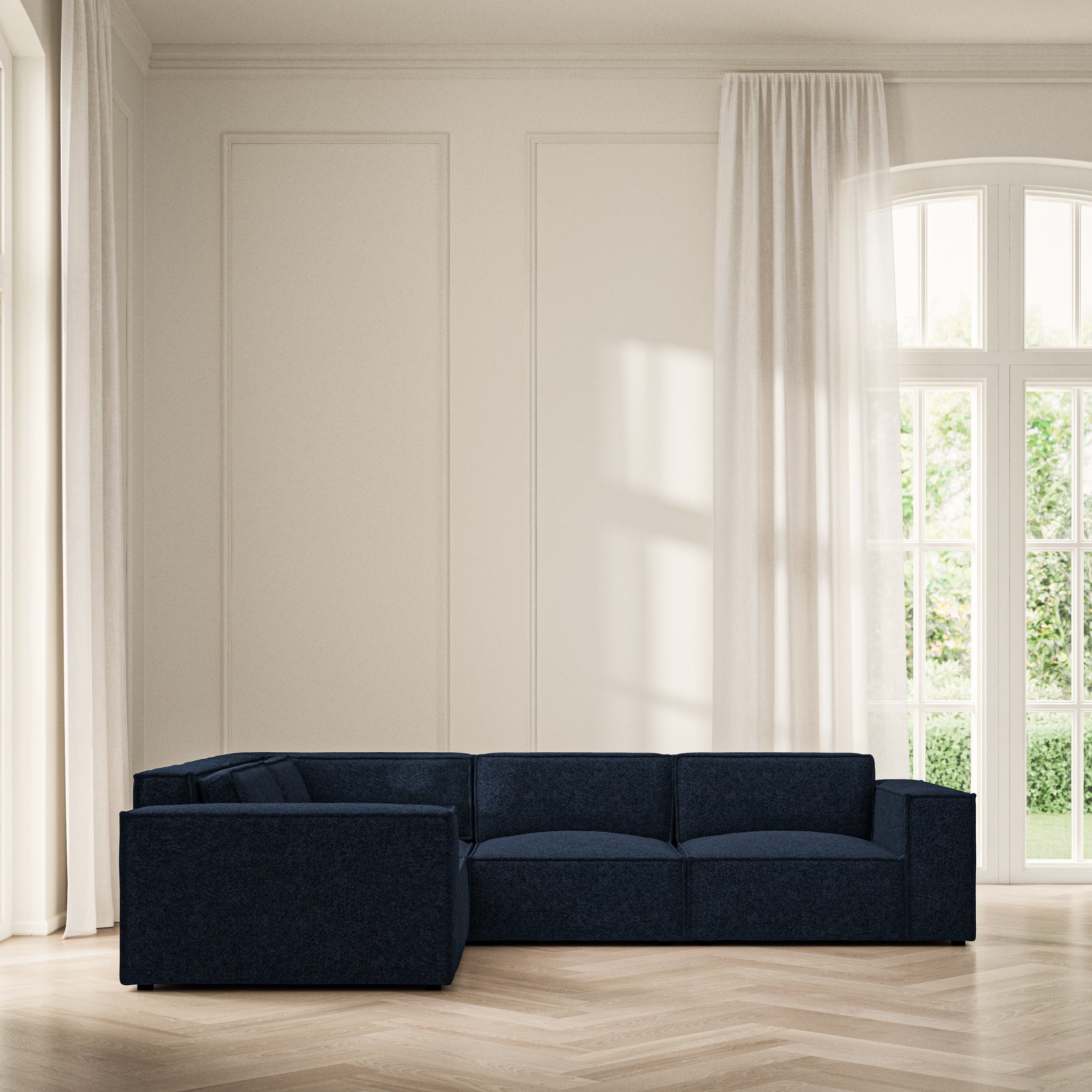 Vella Medium Corner - Soft Teddy