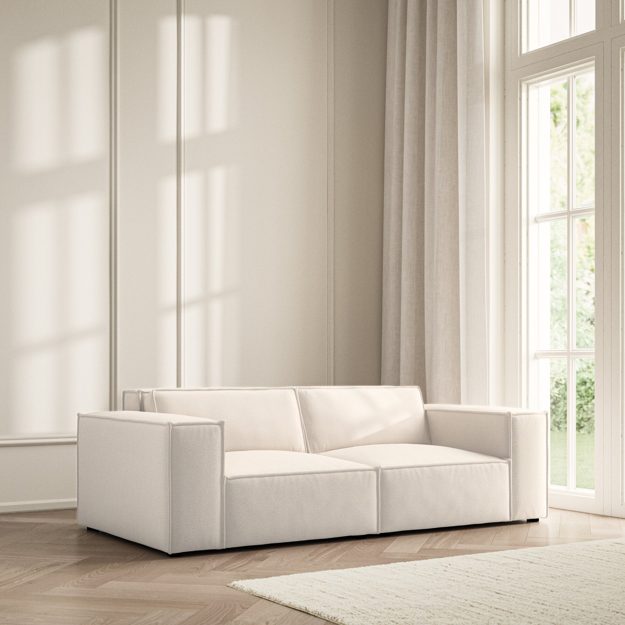 Vella Medium Sofa - Bouclé