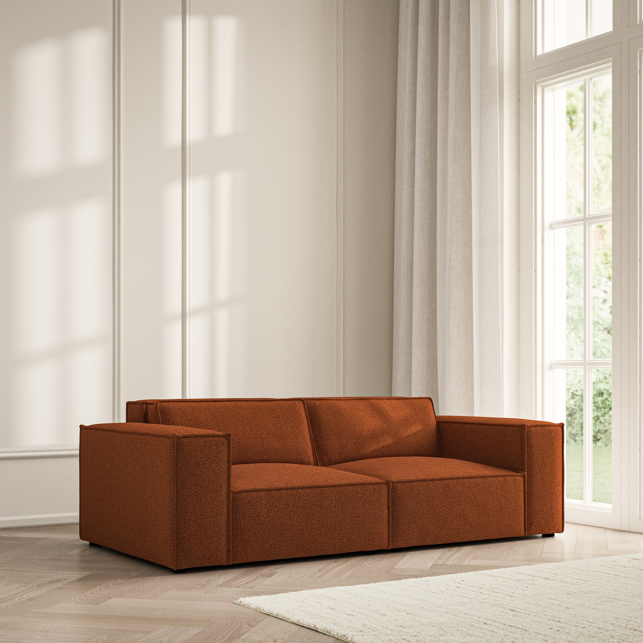 Vella Medium Sofa - Bouclé