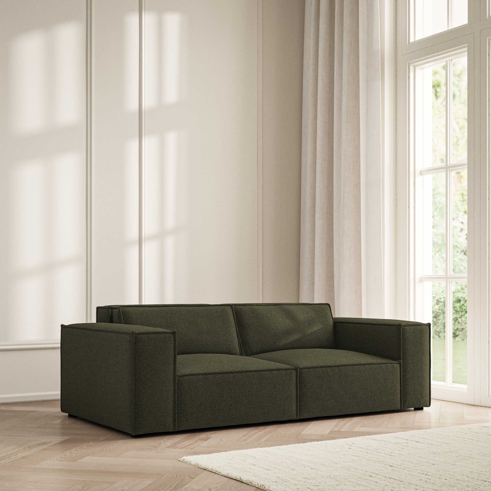 Vella Medium Sofa - Bouclé